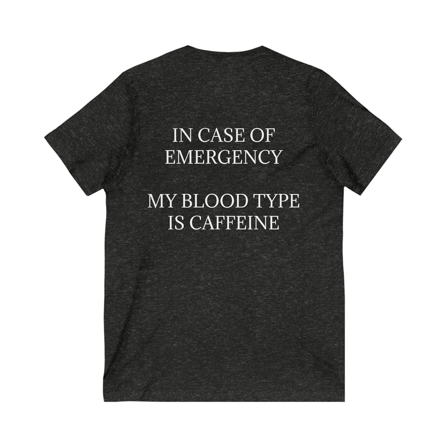 Blood Type Unisex Short Sleeve V-Neck Tee
