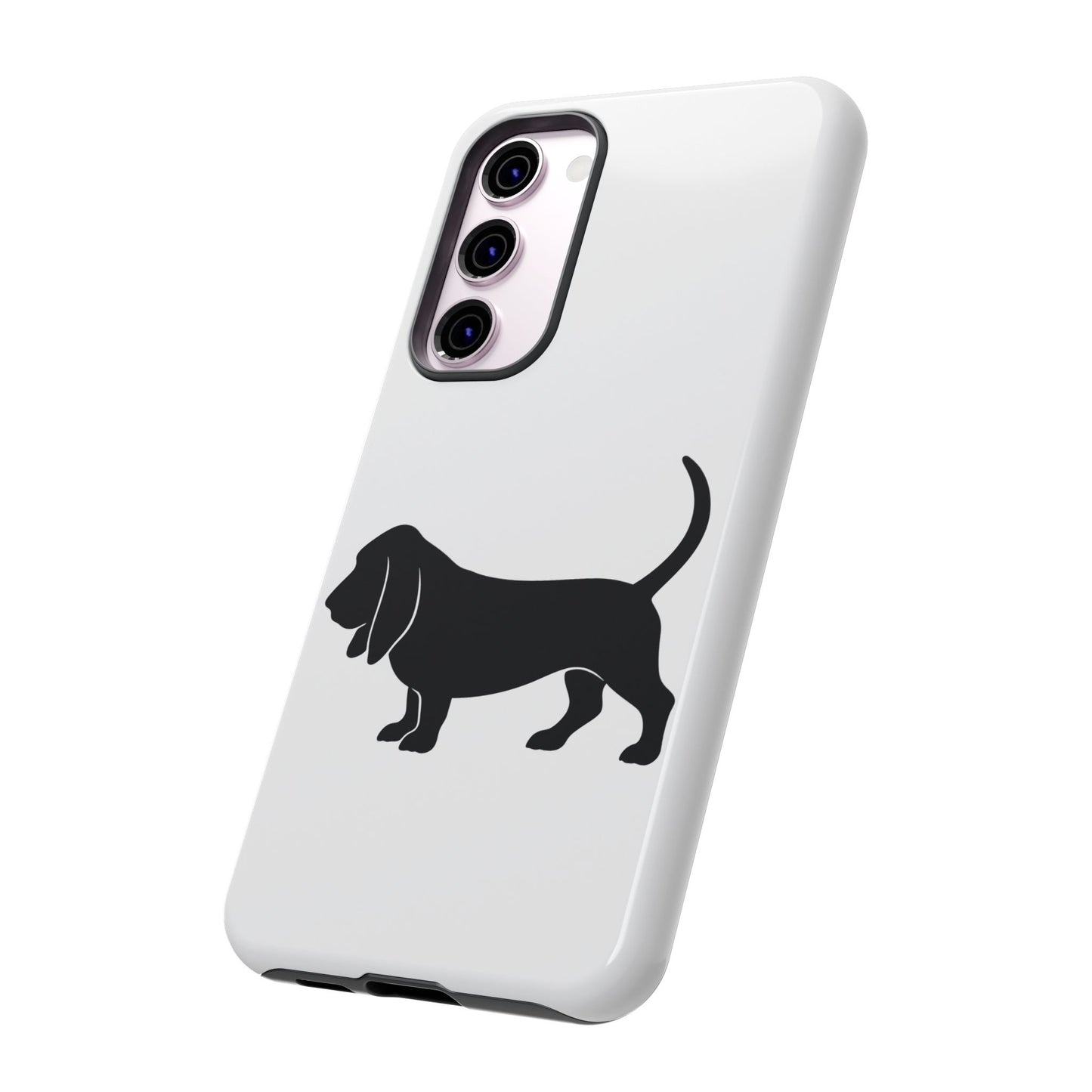 Basset Hound Silhouette Samsung Case