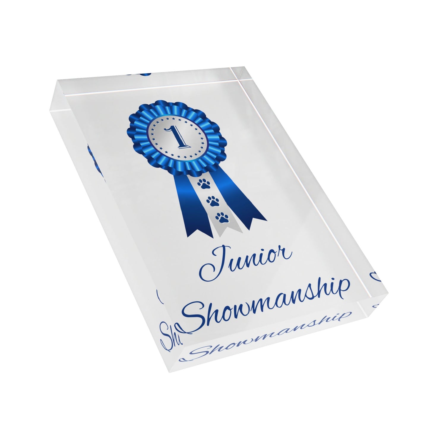 Junior Showmanship Acrylic Photo Block