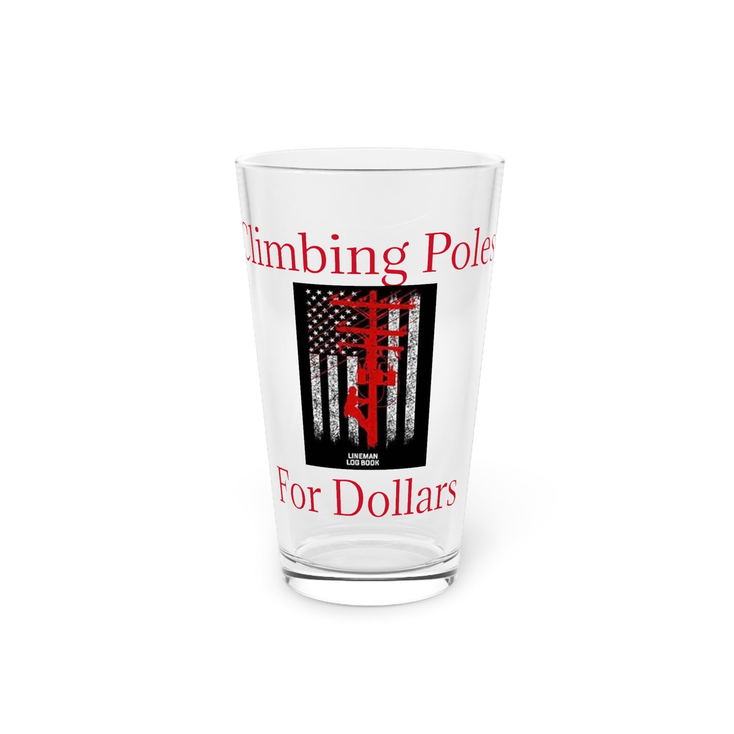 Climbing Poles Drinking Glass