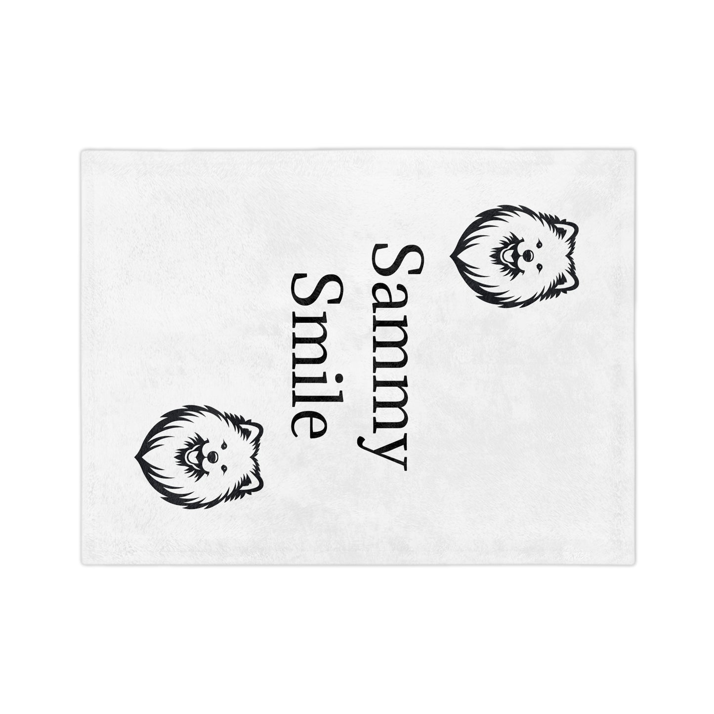 Sammy Smile Velveteen Microfiber Blanket
