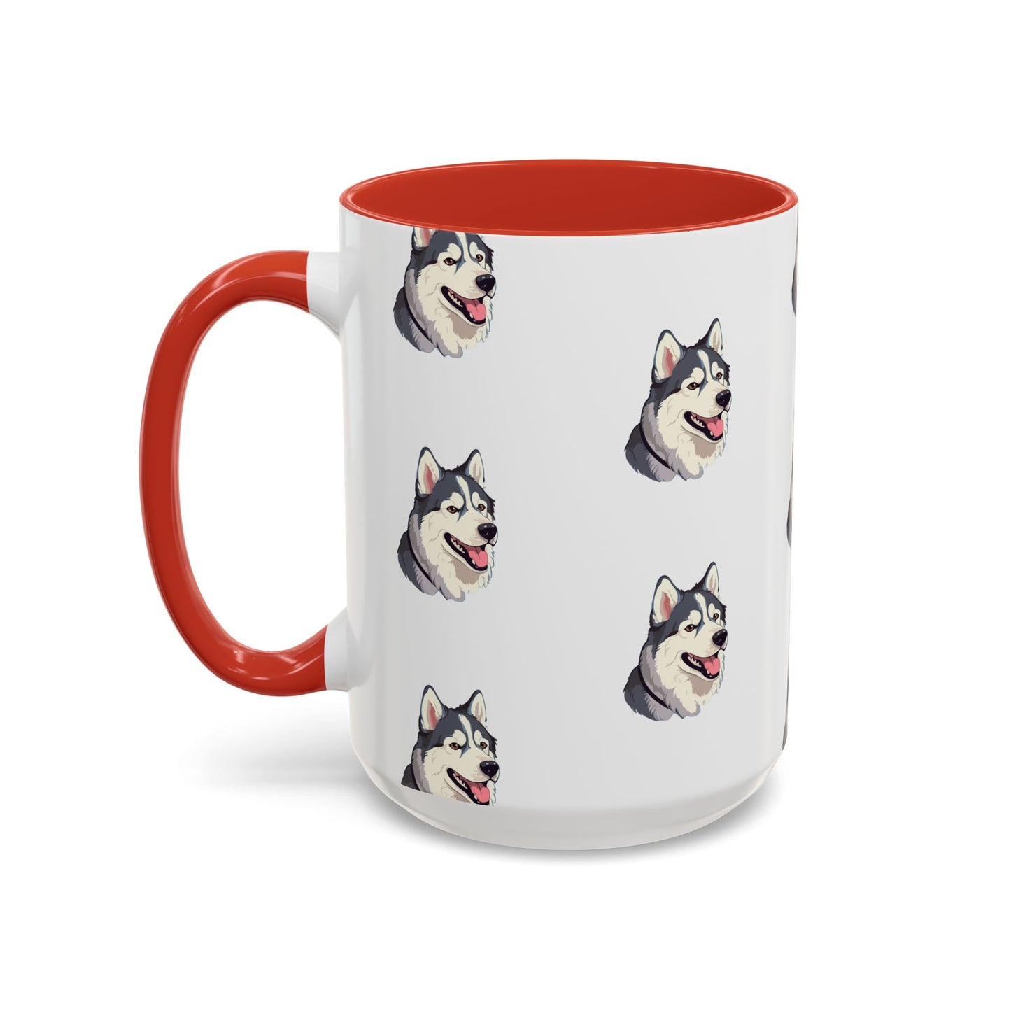 Malamute Head 2-Tone Coffee Mug