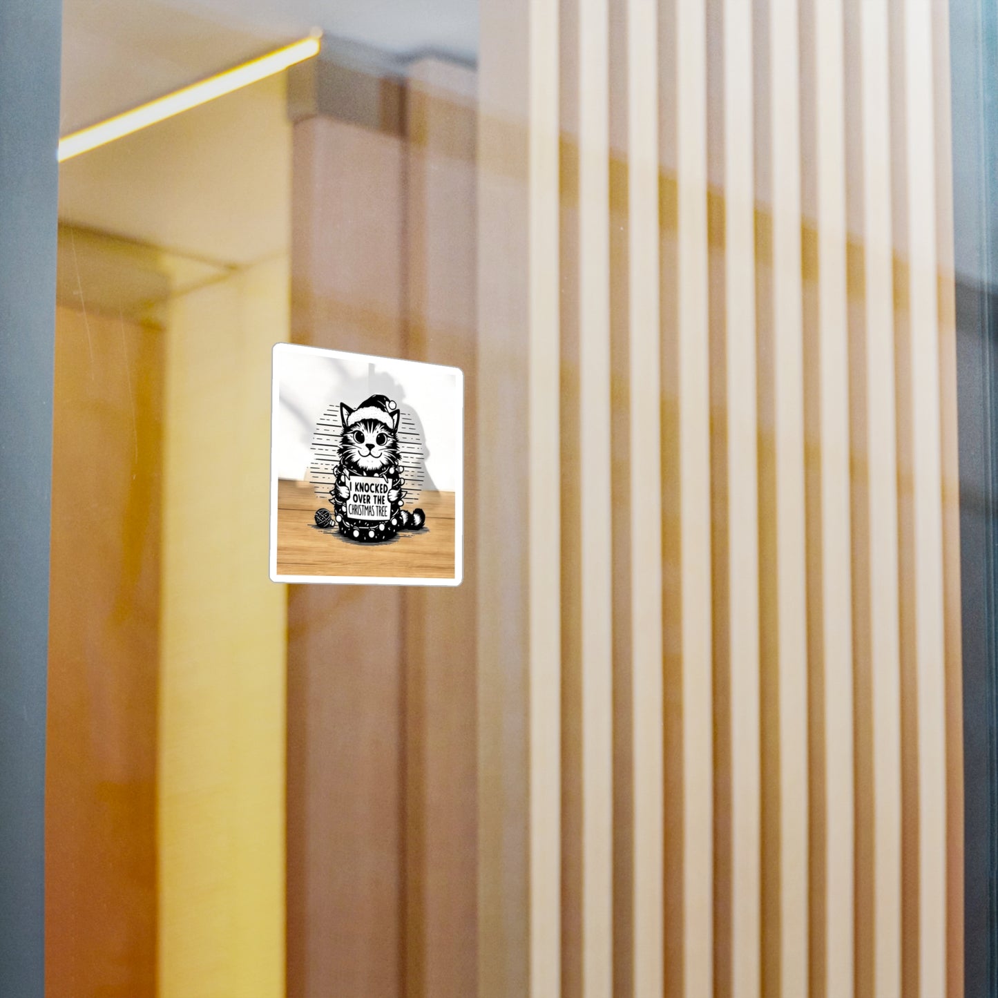 Naughty Cat Vinyl Decal