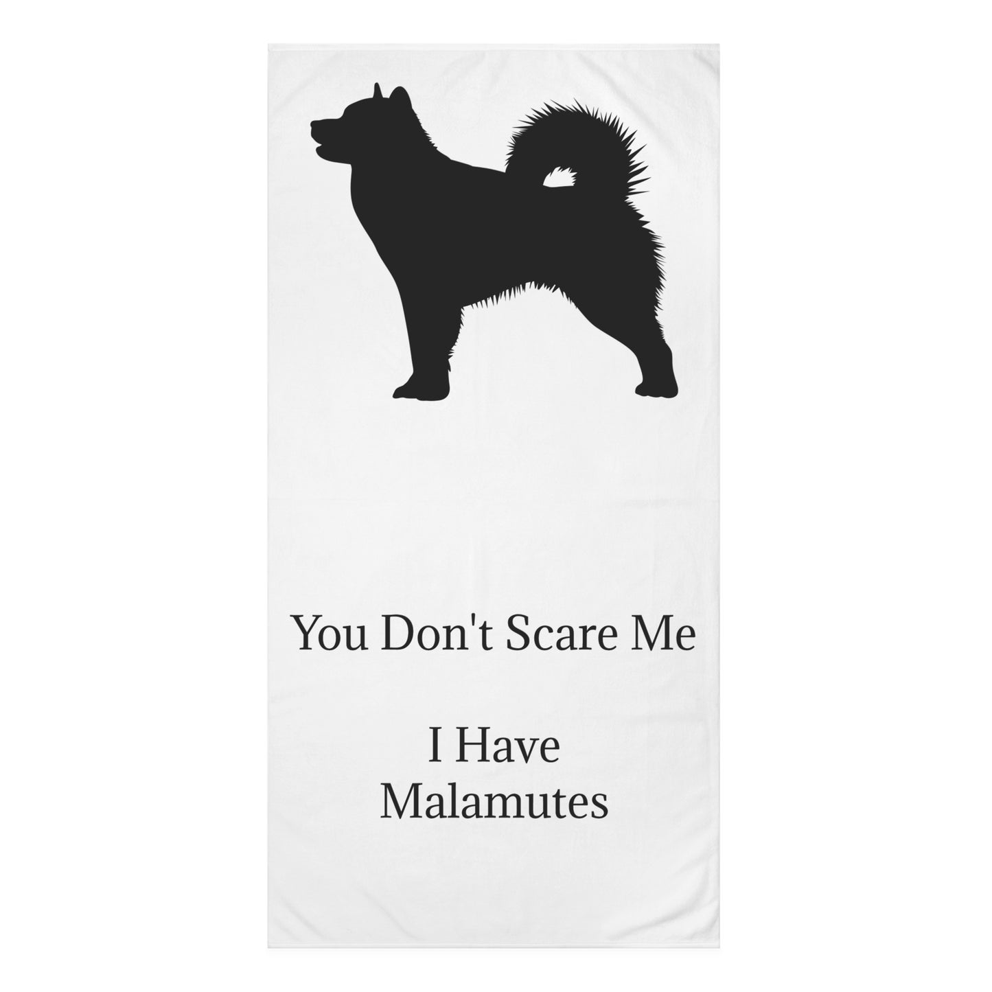 You Don't Scare Me Mink-Cotton Beach Towel