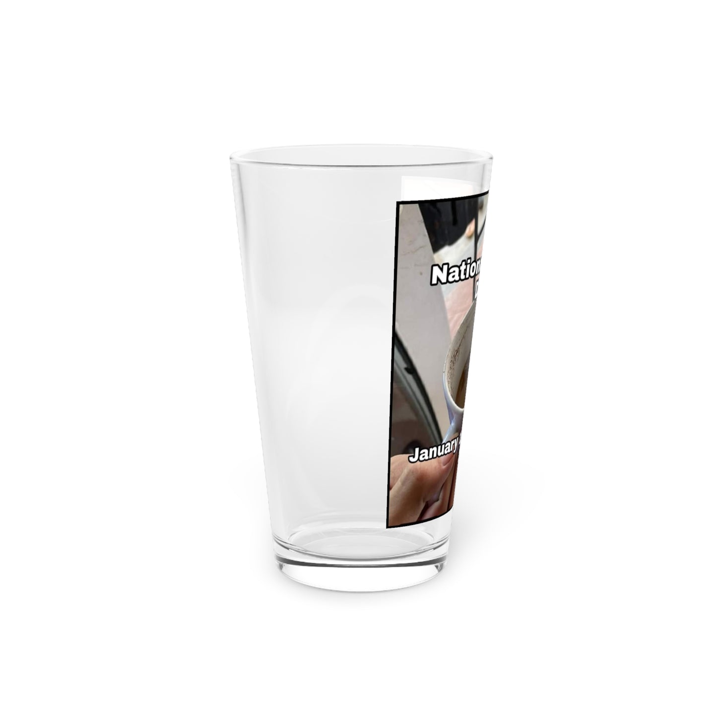 National Coffee Day Drinking Glass