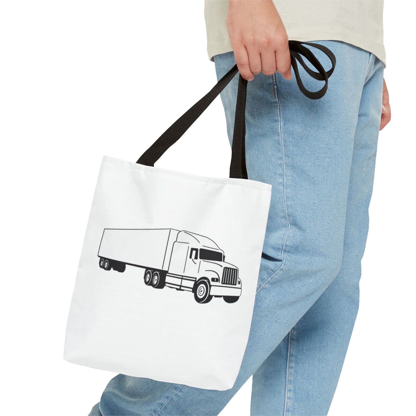 Semi Truck Tote Bag