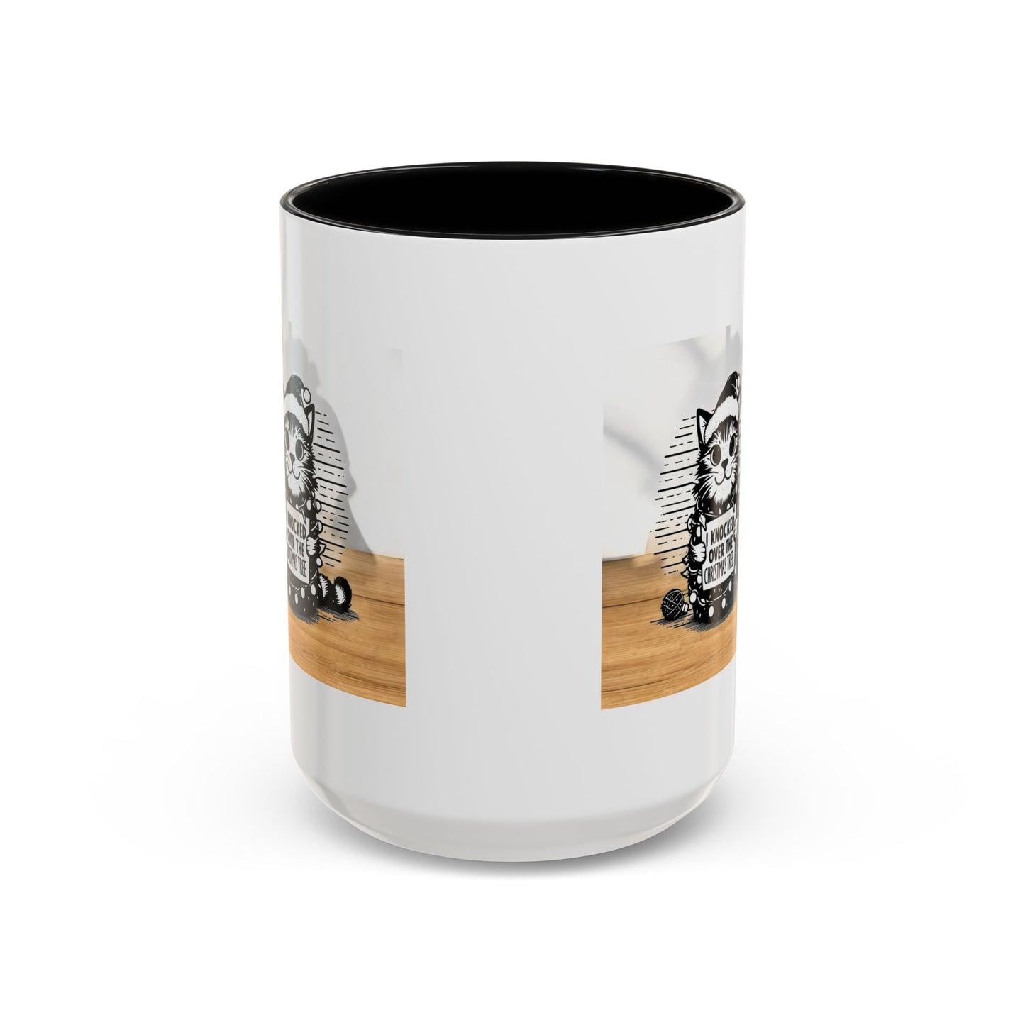 Naughty Cat 2-Tone Coffee Mug
