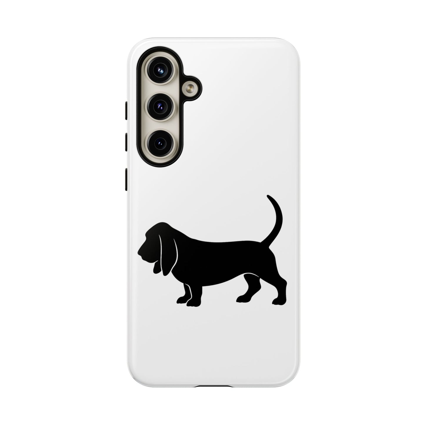 Basset Hound Silhouette Samsung Case