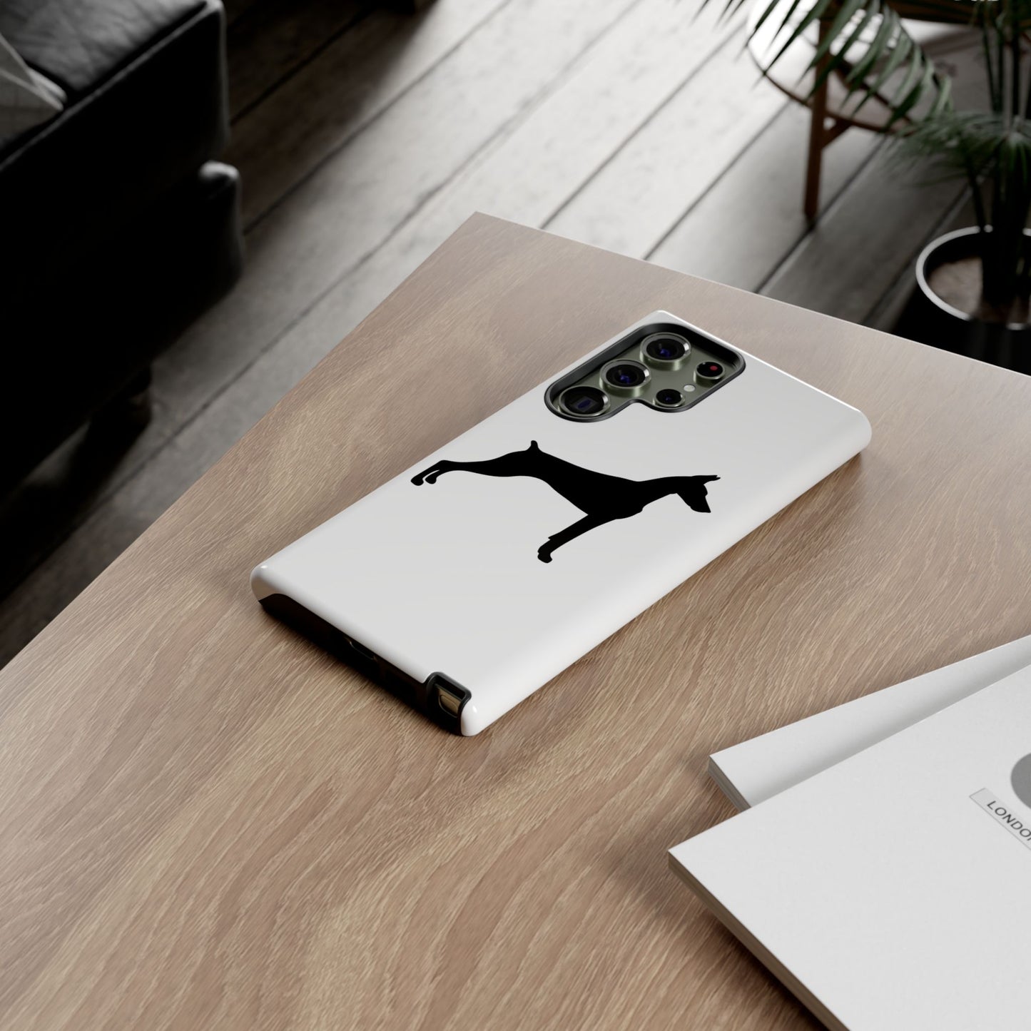 Doberman Silhouette Samsung Case