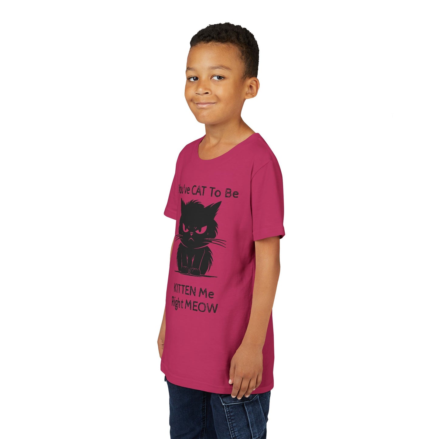 Kitten Me Youth Unisex Short Sleeve Crewneck Tee