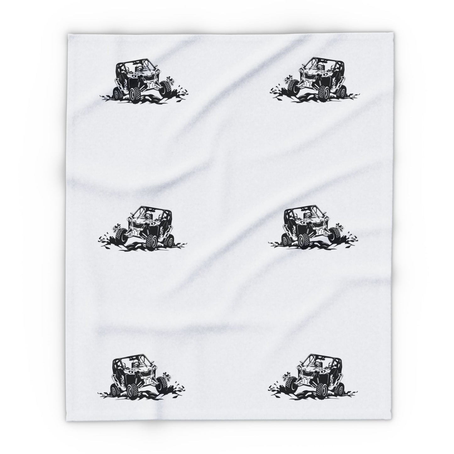 Slinging Mud Side By Side Arctic Fleece Blanket