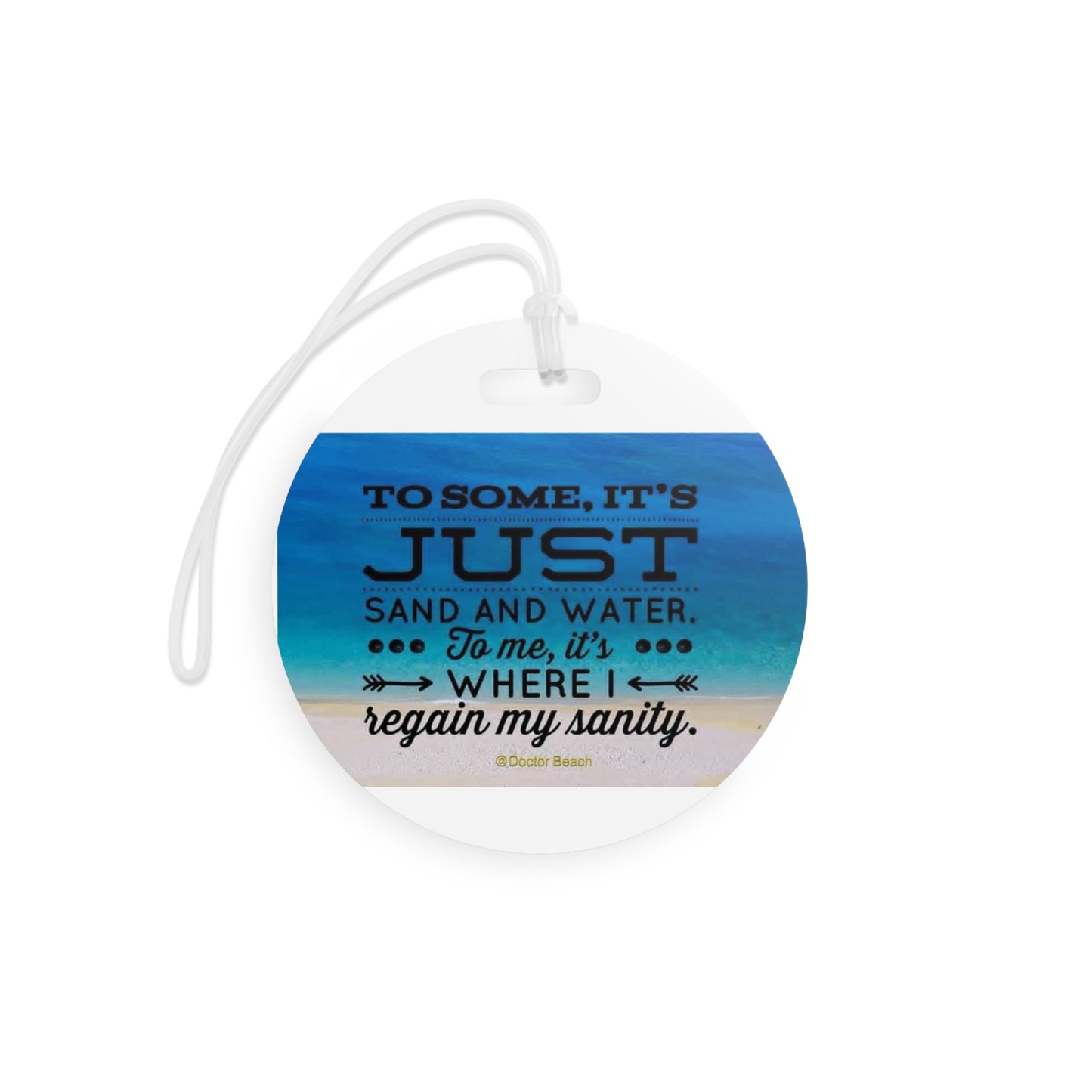 Dr, Beach Luggage Tag