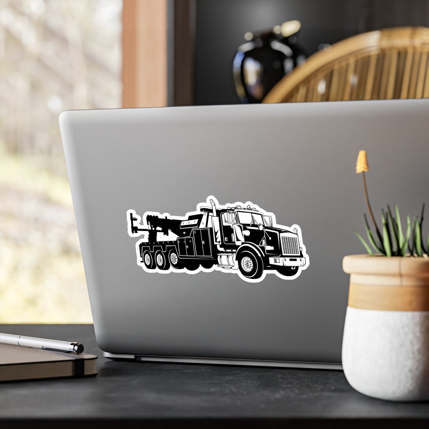 Heavy Tow Truck Vinyl Decal