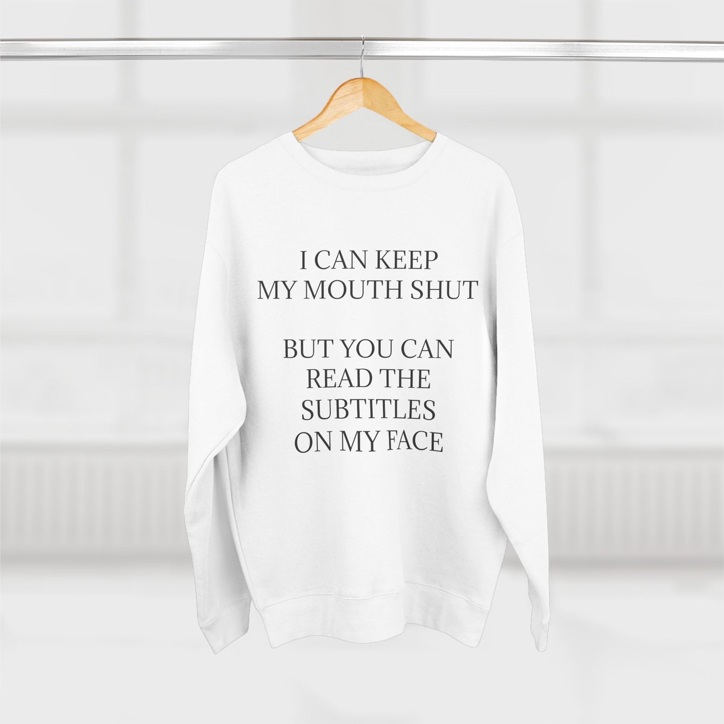 Subtitles Unisex Crewneck Sweatshirt