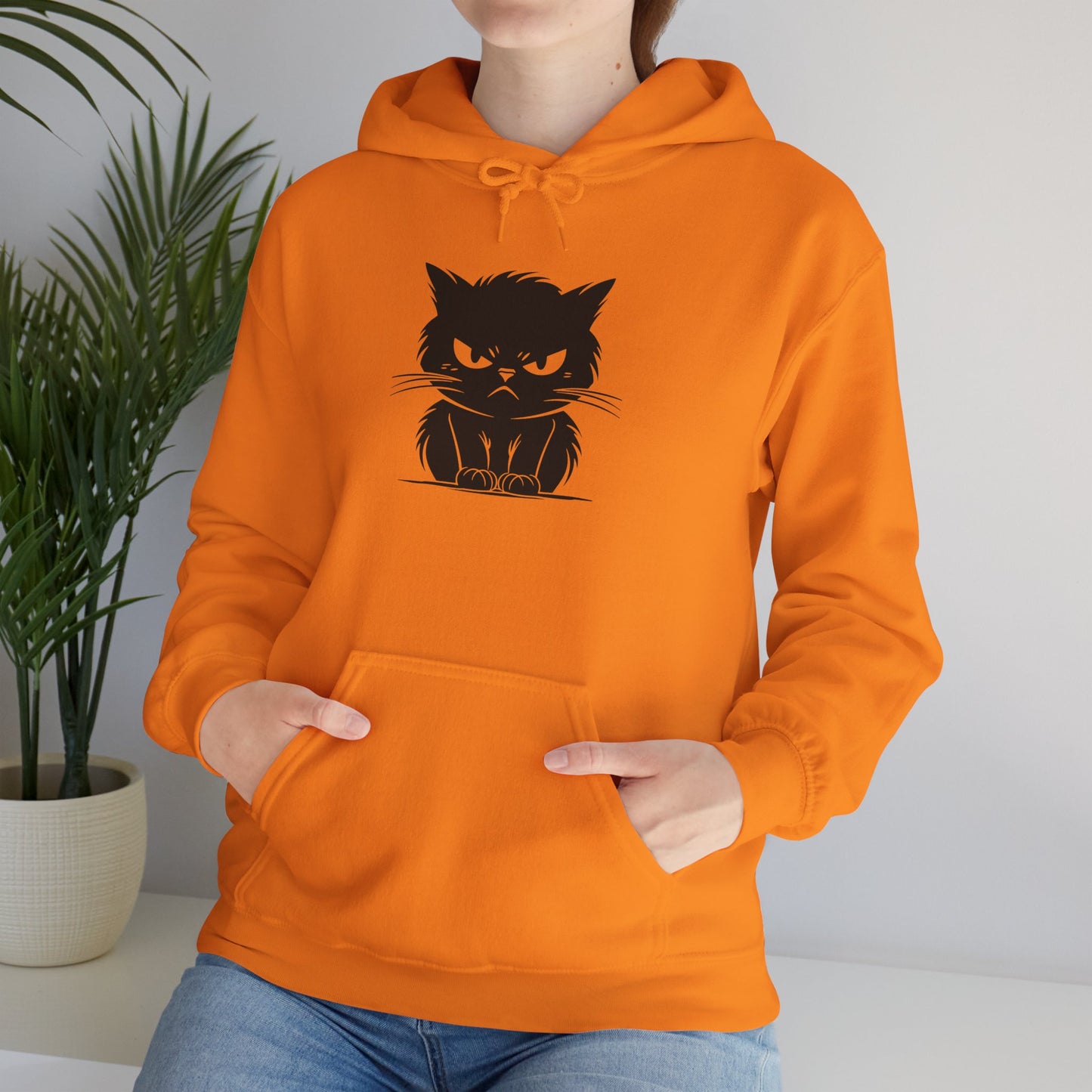 Angry Cat Unisex Hoodie
