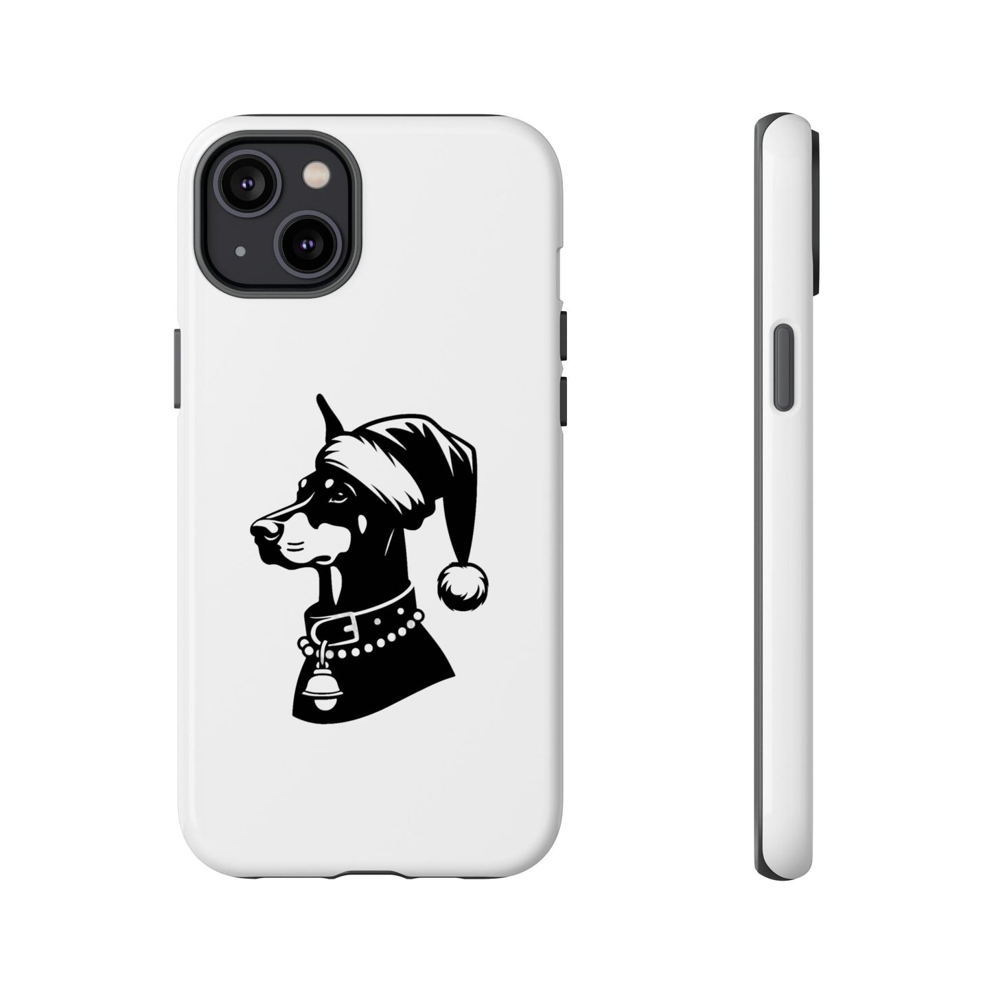 Santa Paws Doberman iPhone Case