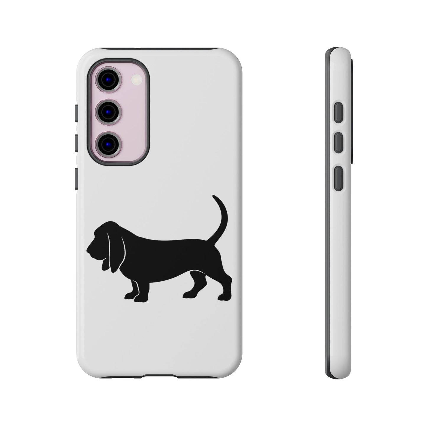 Basset Hound Silhouette Samsung Case