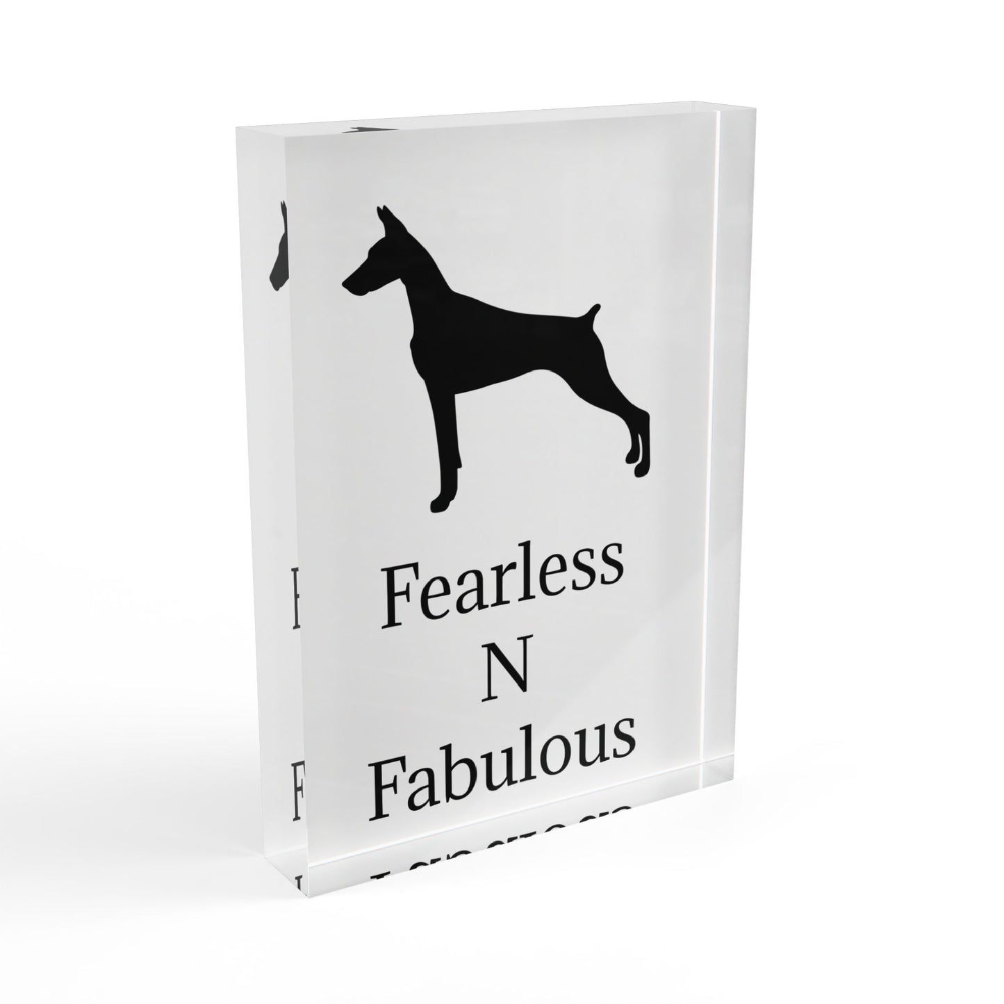 Fearless N Fabulous Acrylic Photo Block