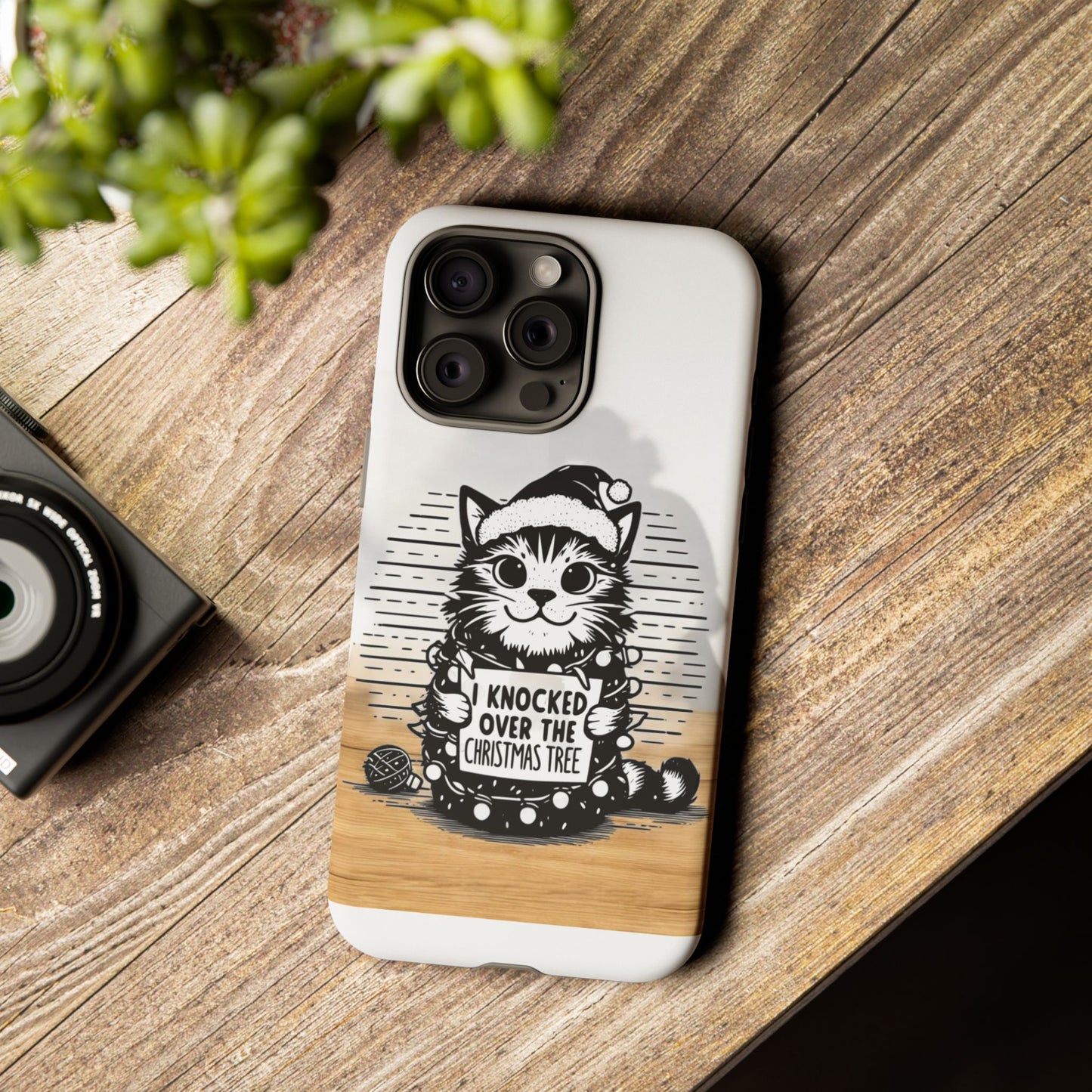 Naughty Cat iPhone Case