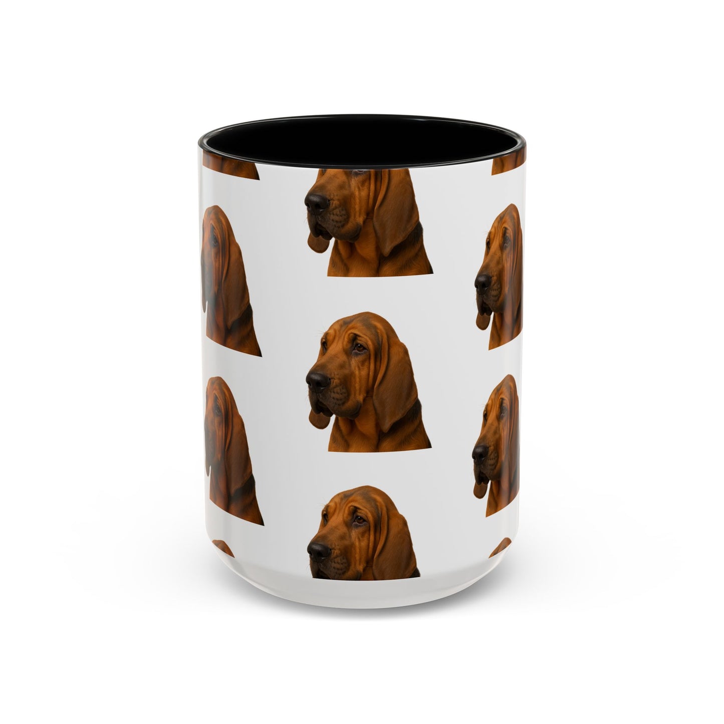 Bloodhound Head 2-Tone Coffee Mug