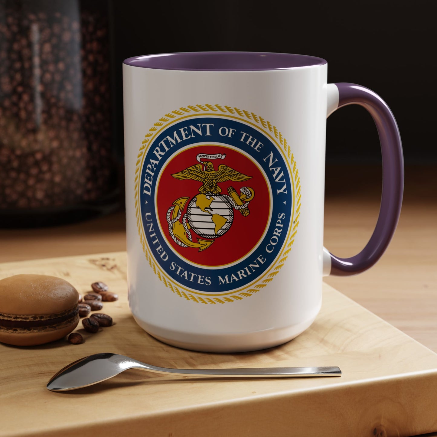 US Marine Corps 2-Tone Coffee Mug