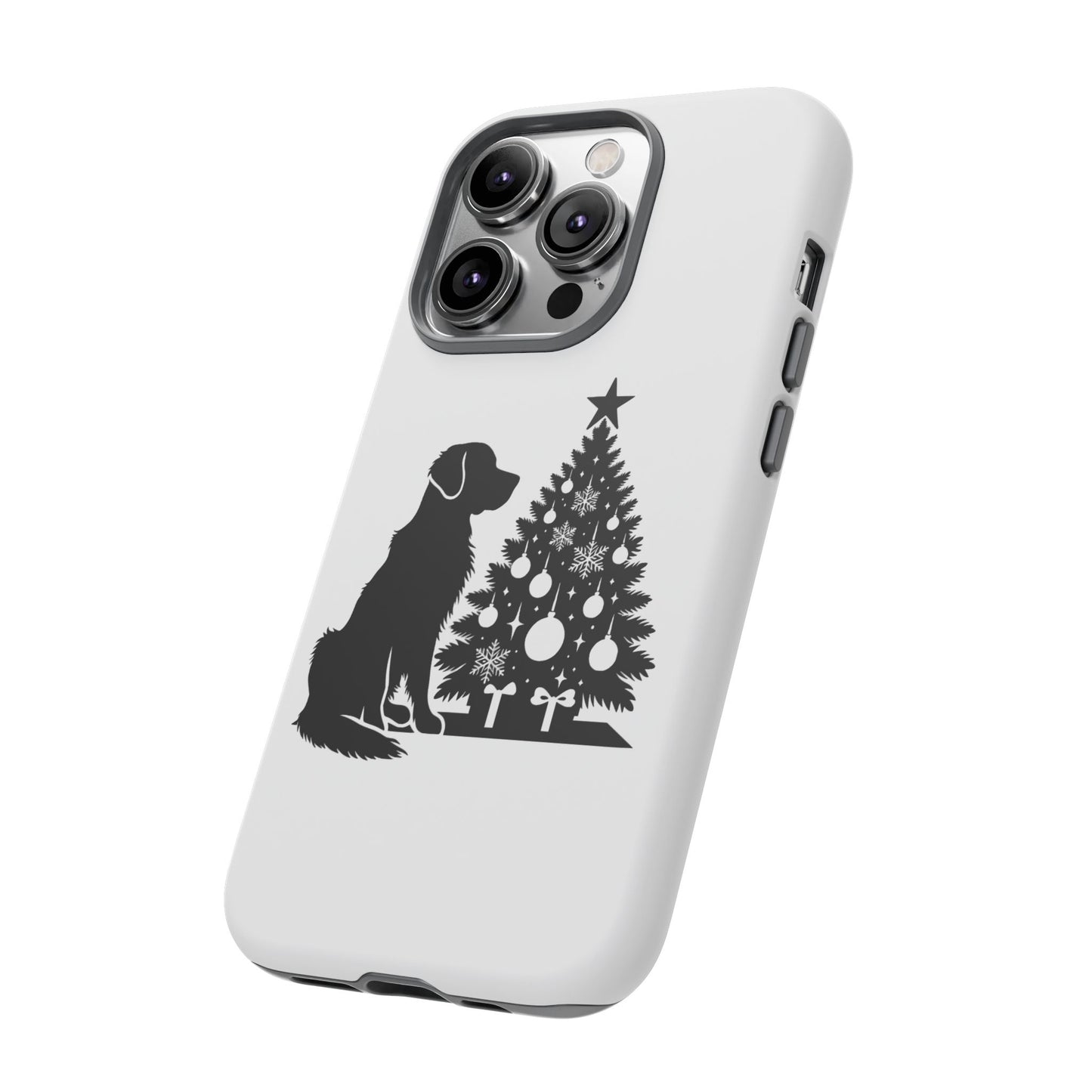 Golden Christmas Tree iPhone Case
