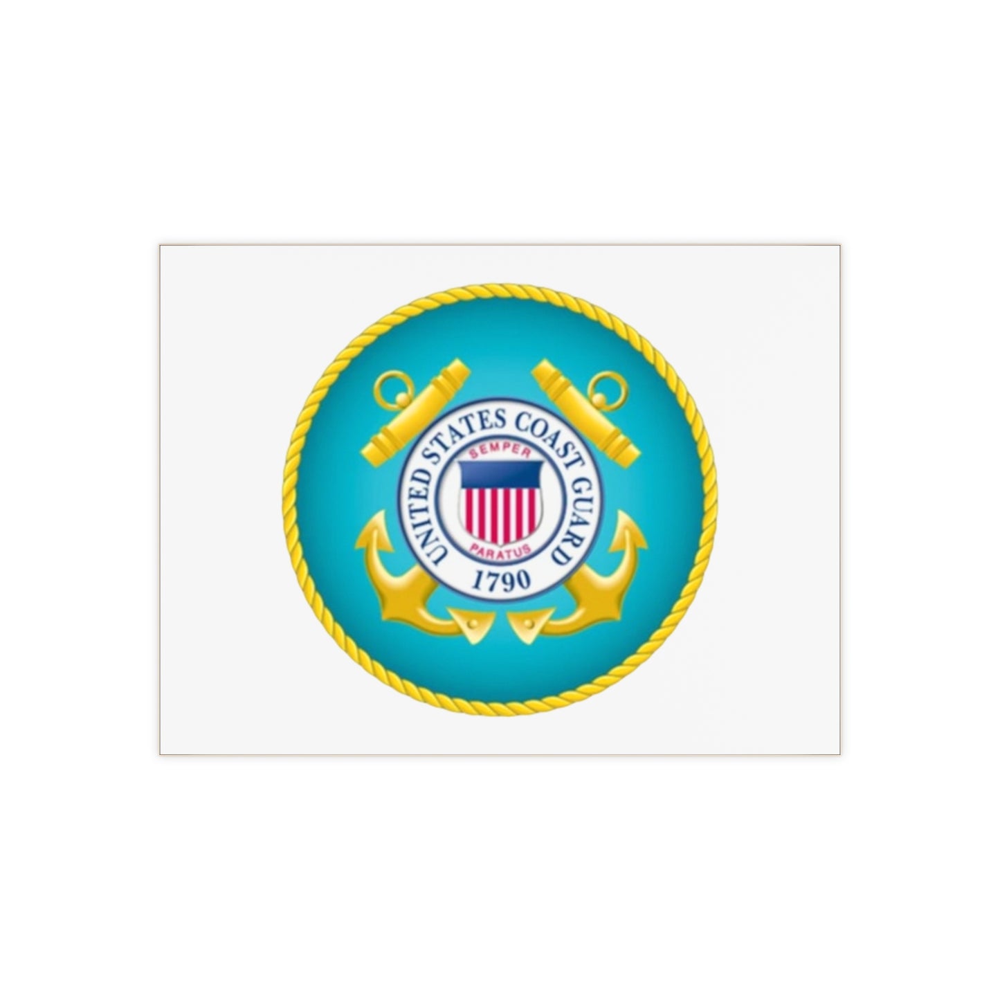 US Coast Guard Ceramic Photo Tile