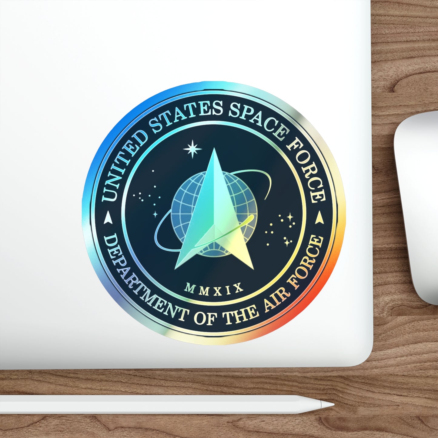 US Space Force Holographic Sticker