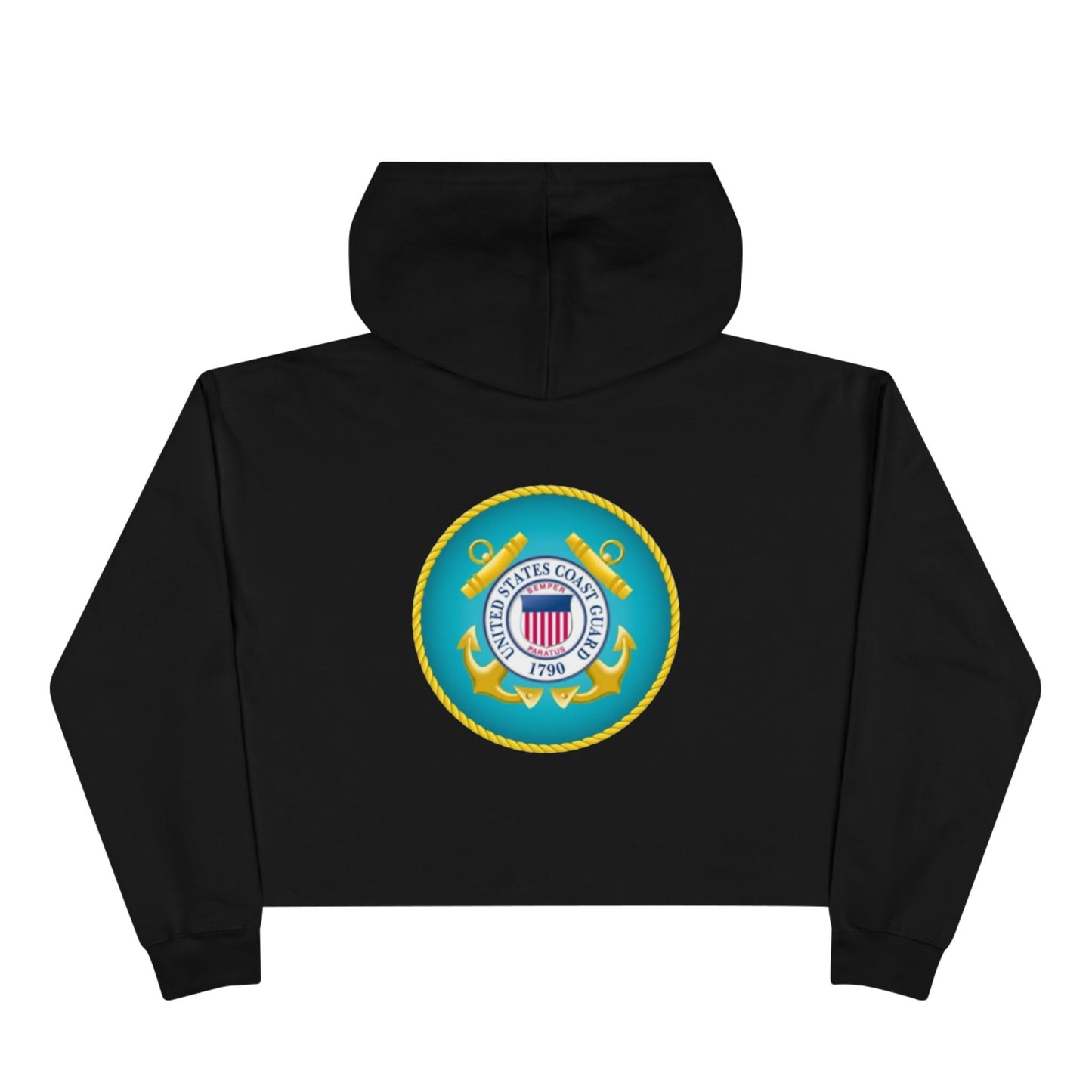 US Coast Guard Women's Crop Hoodie