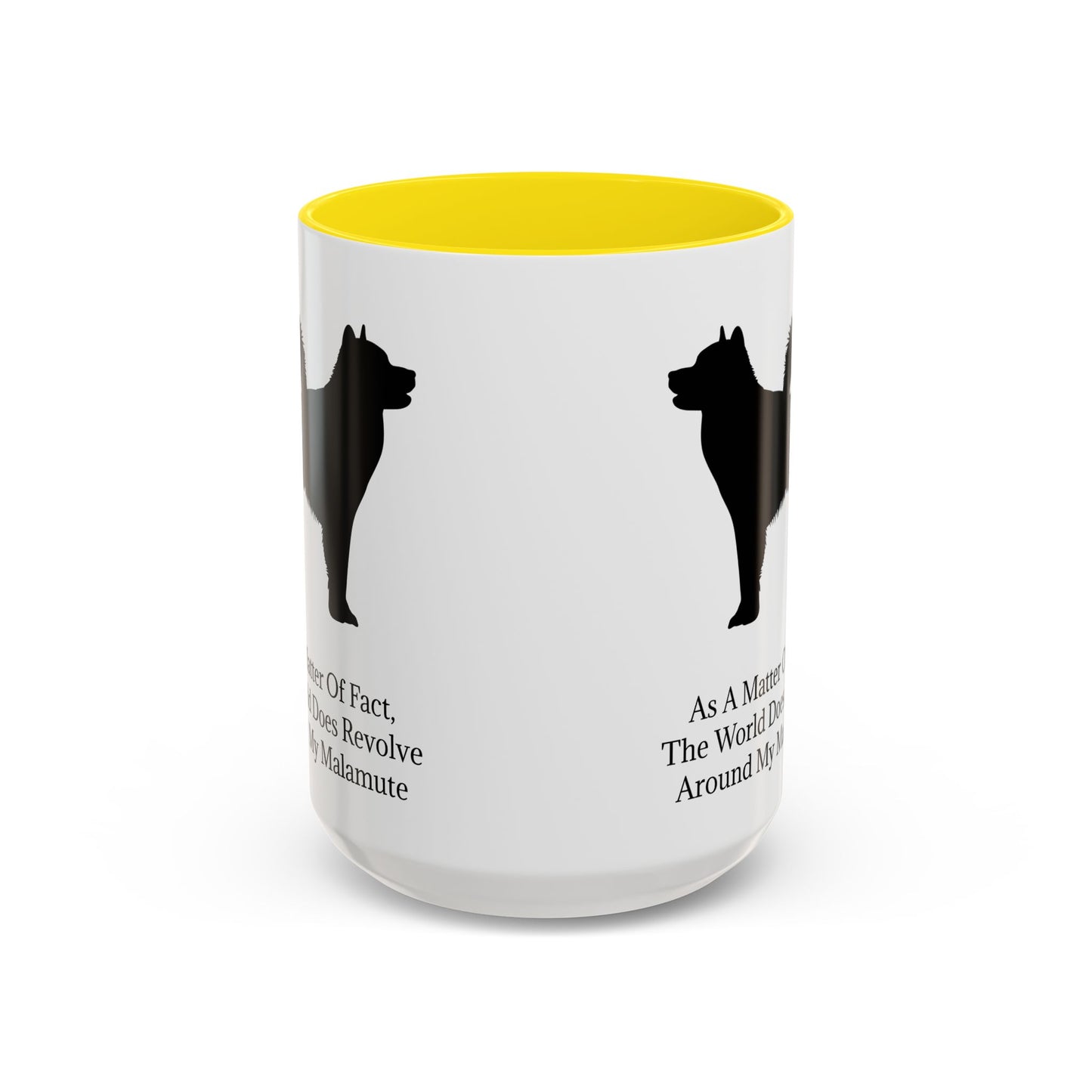Matter Of Fact Malamute 2-Tone Coffee Mug