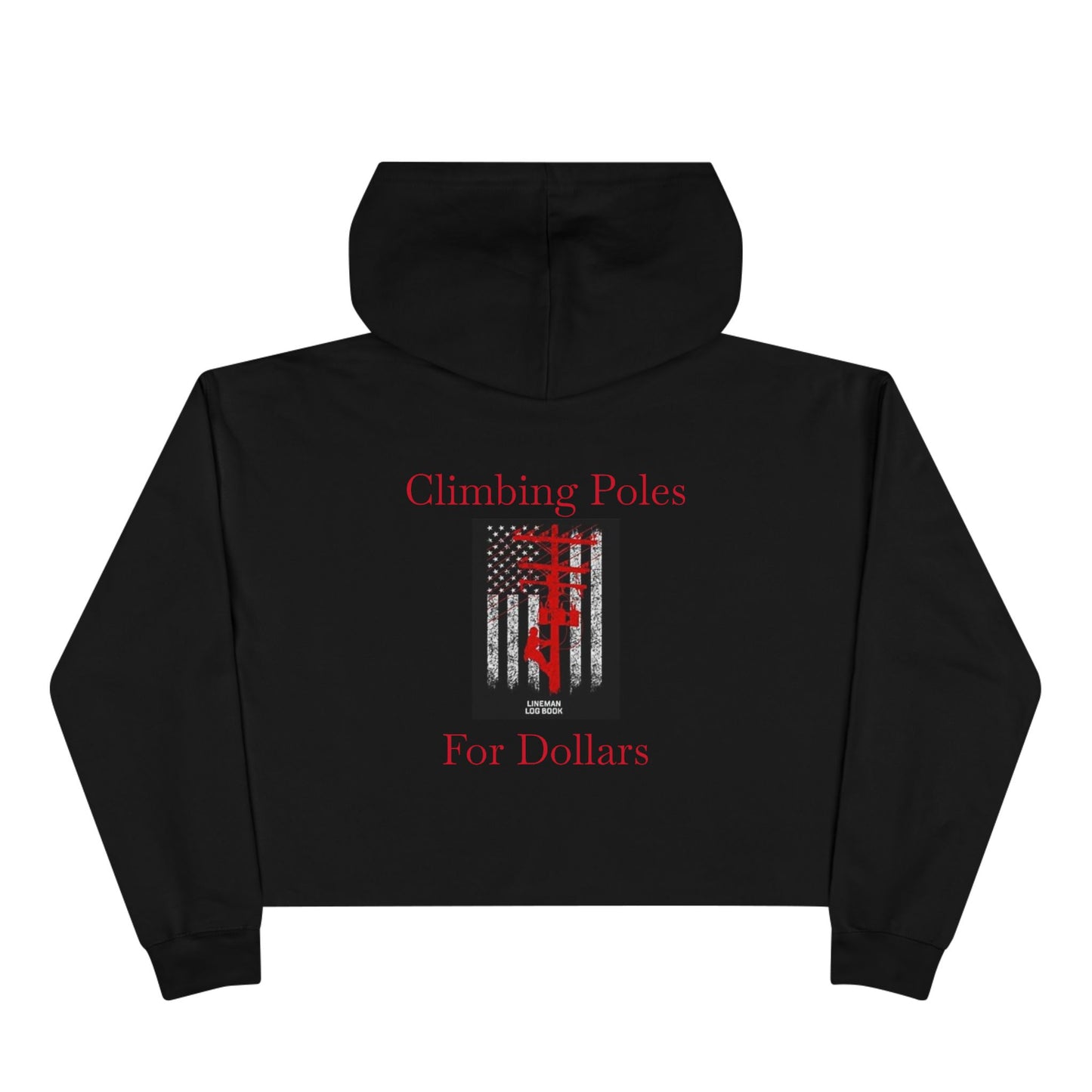 Climbing Poles Women's Crop Hoodie