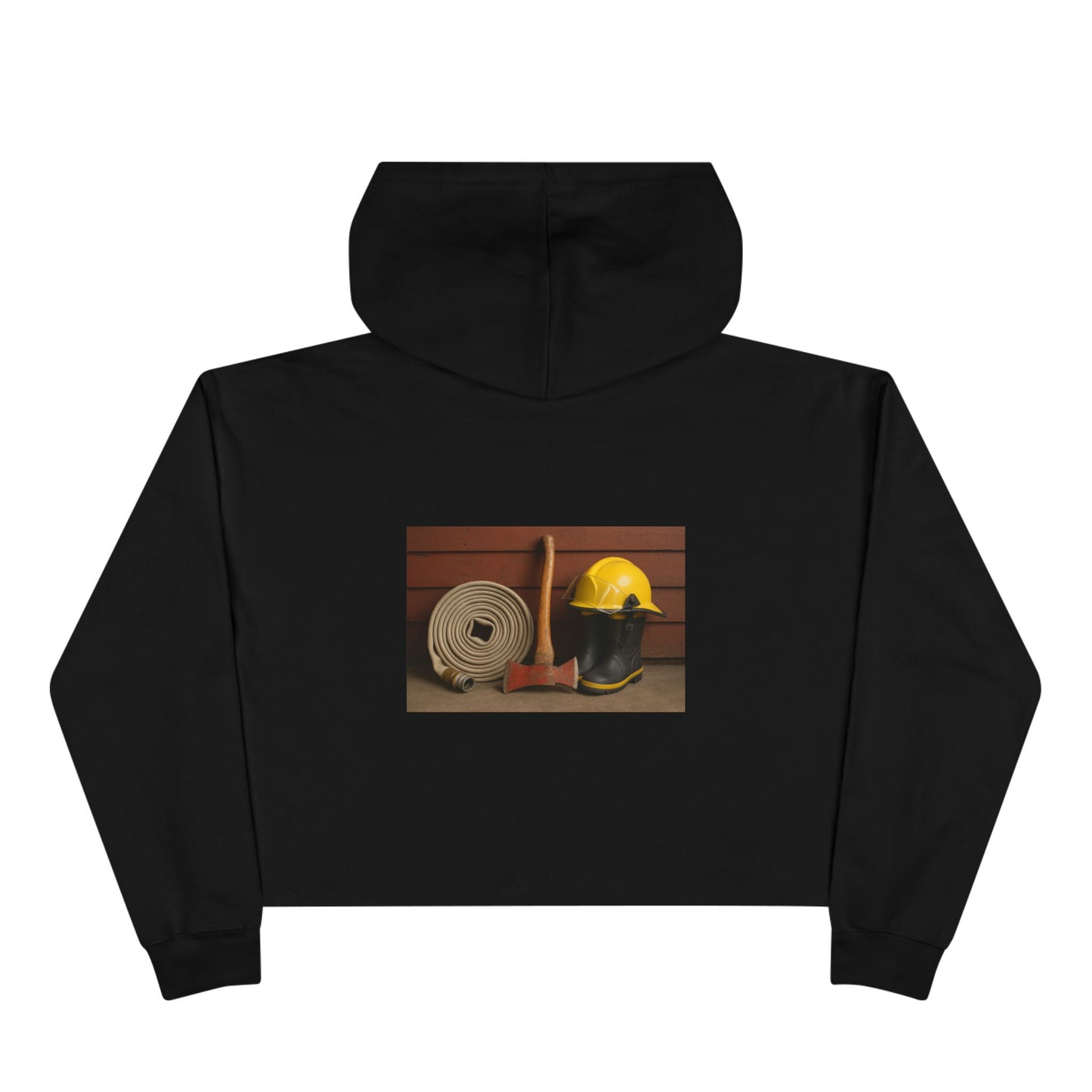 Fire/Rescue Appreciation Women's Crop Hoodie