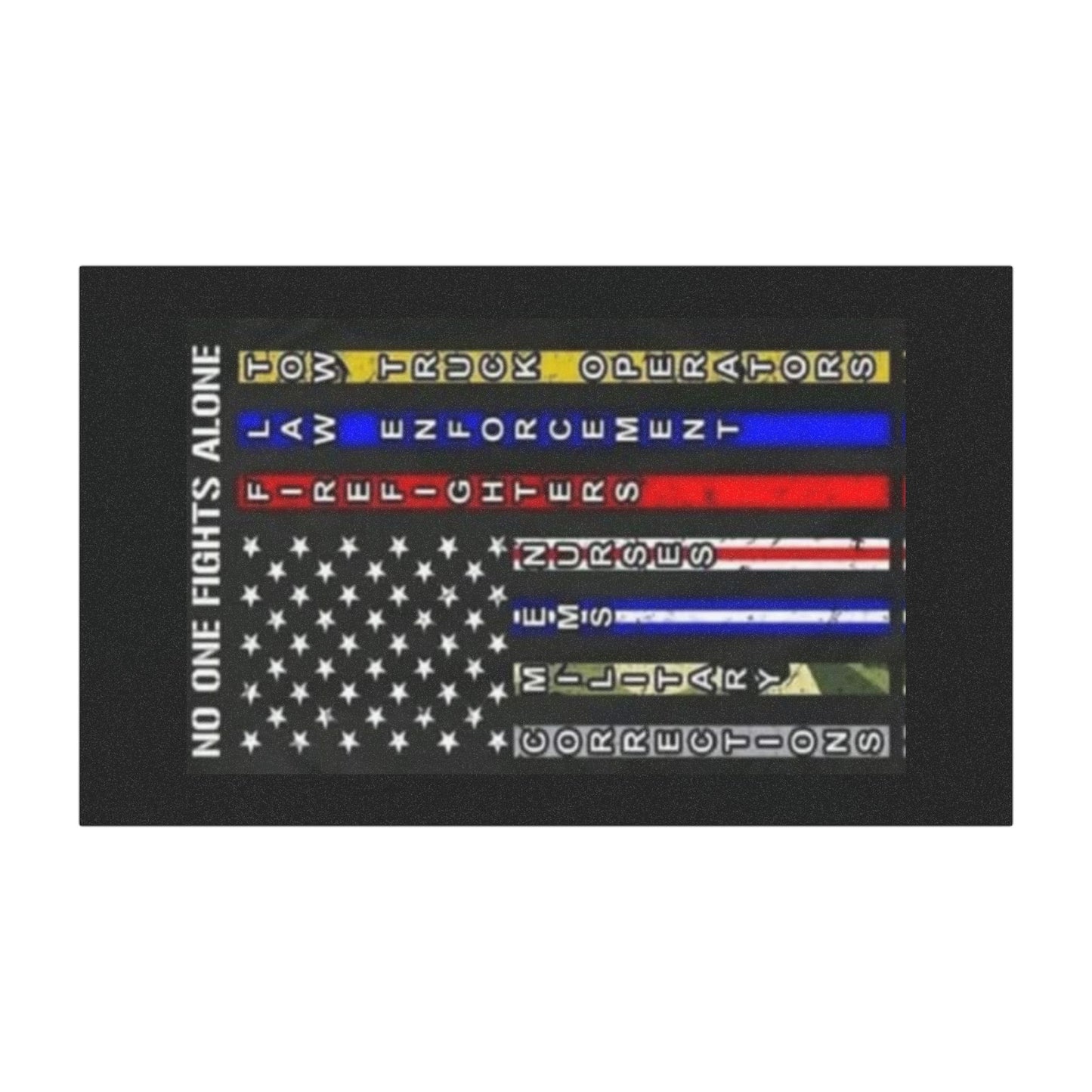 No One Fights Alone Indoor/Outdoor Magnet