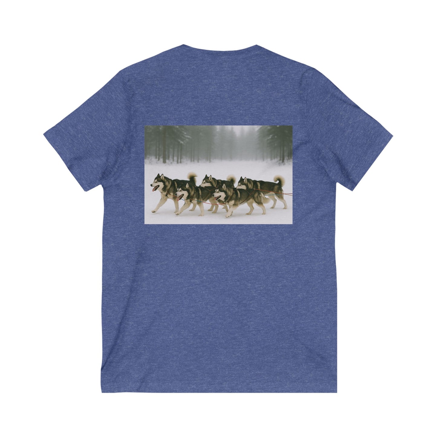 Mush On Unisex Short Sleeve V-Neck Tee