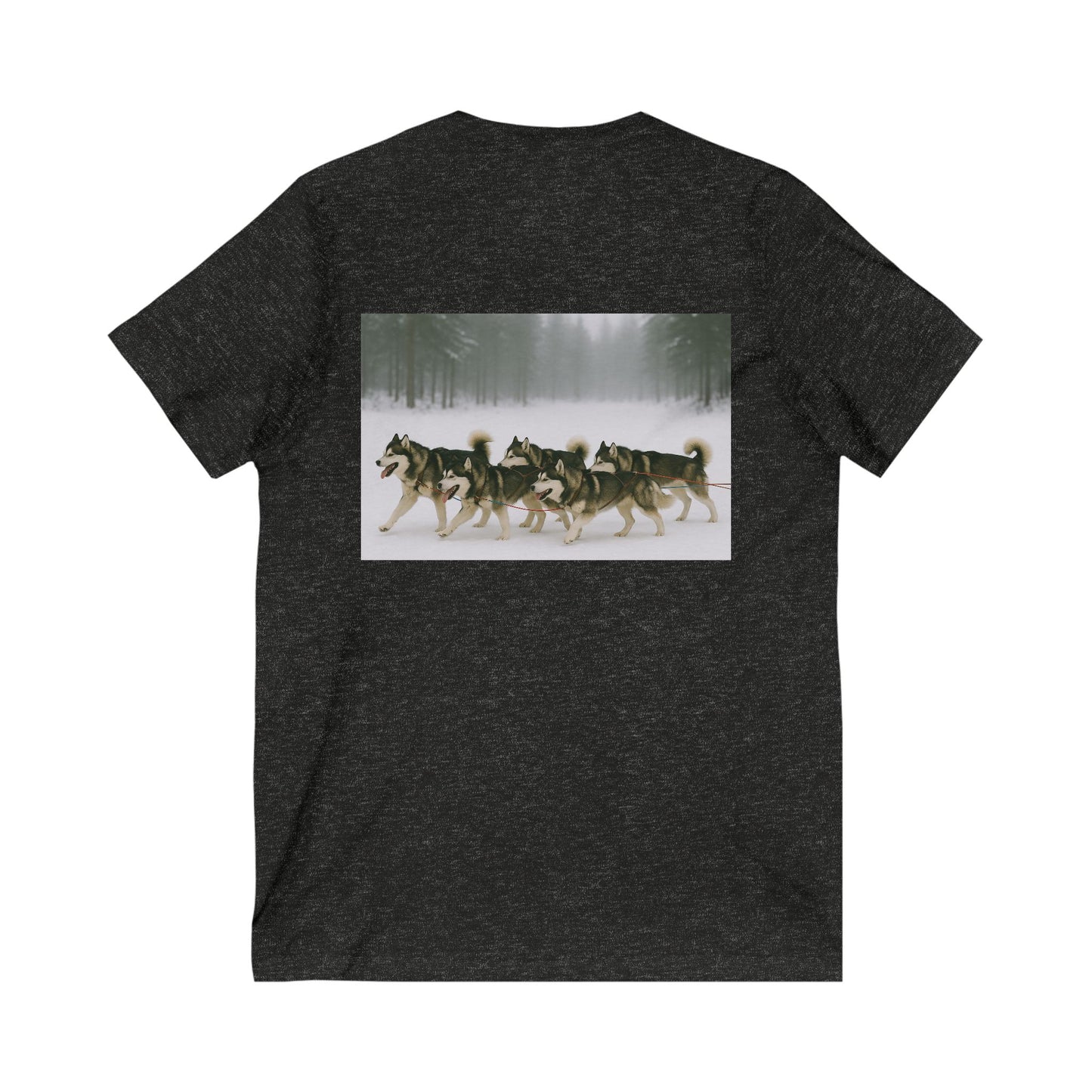 Mush On Unisex Short Sleeve V-Neck Tee
