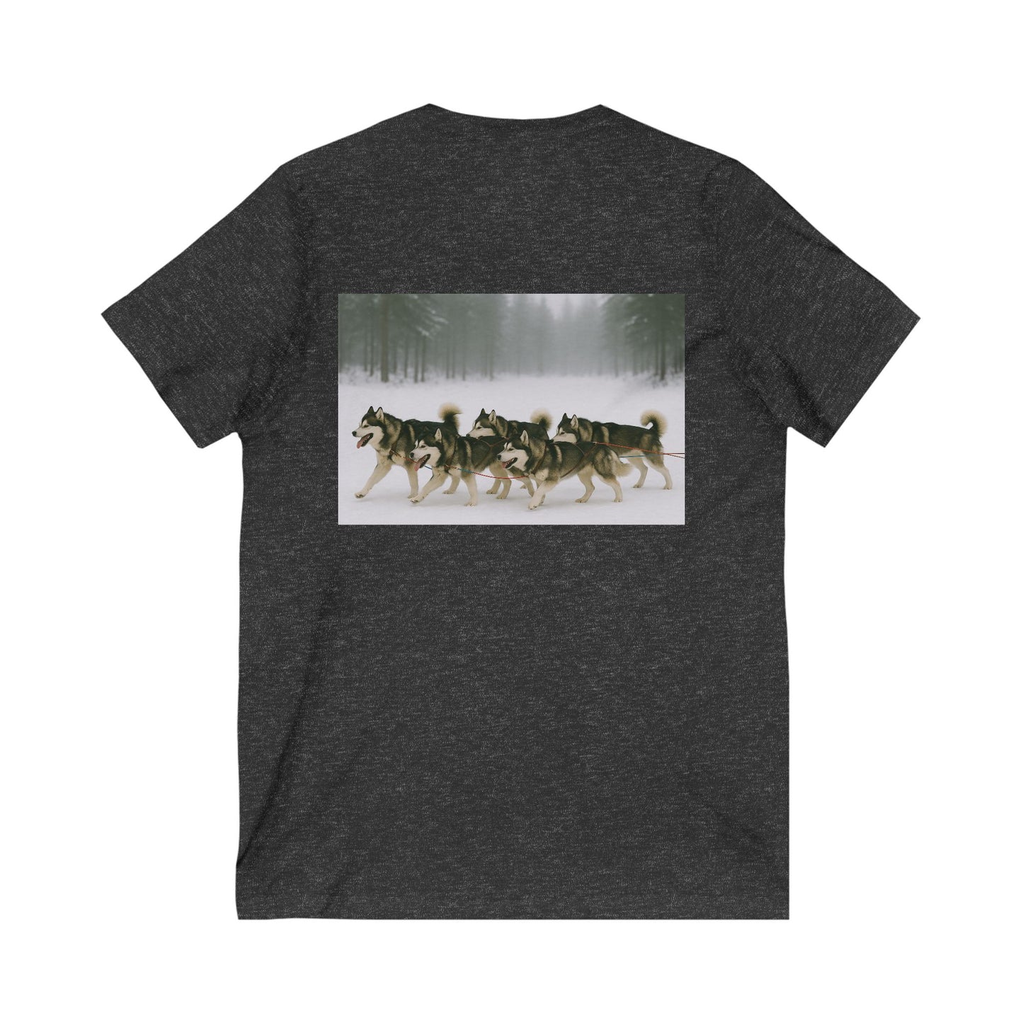 Mush On Unisex Short Sleeve V-Neck Tee