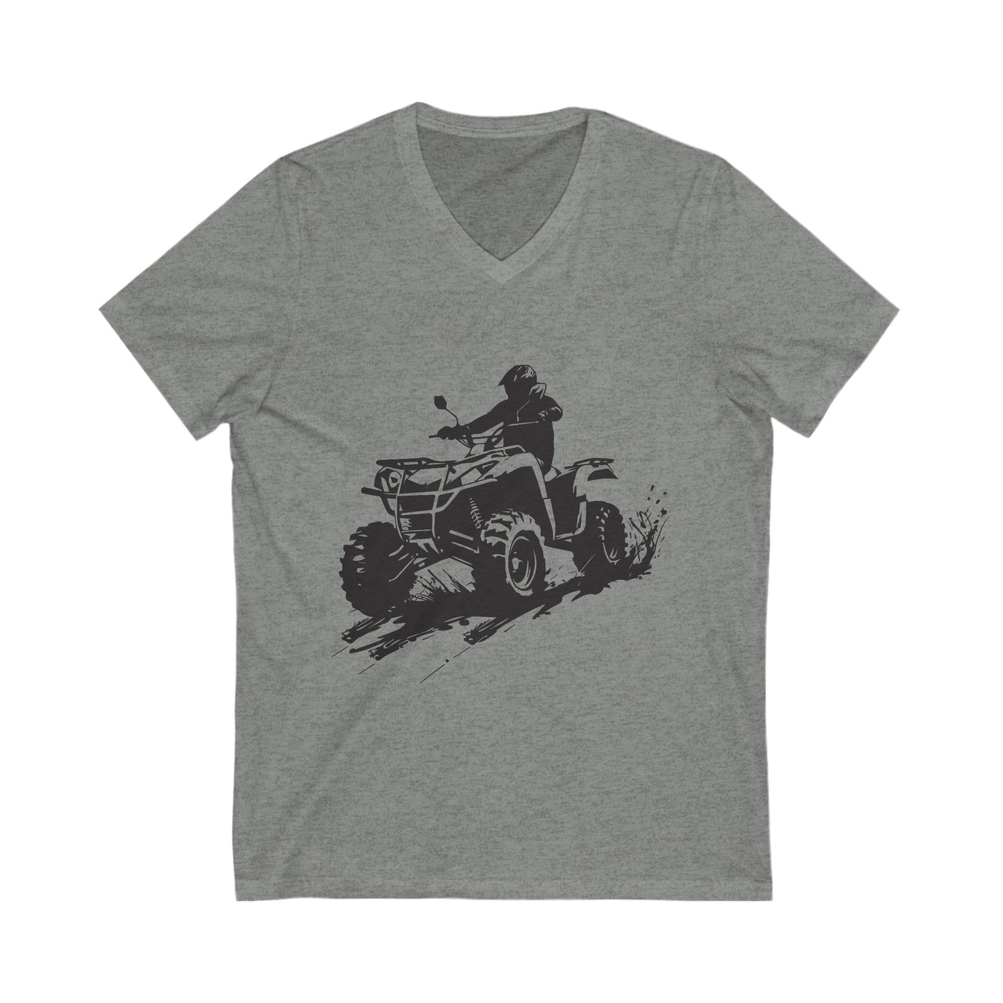 Slingin' Mud Quad Unisex Short Sleeve V-Neck Tee