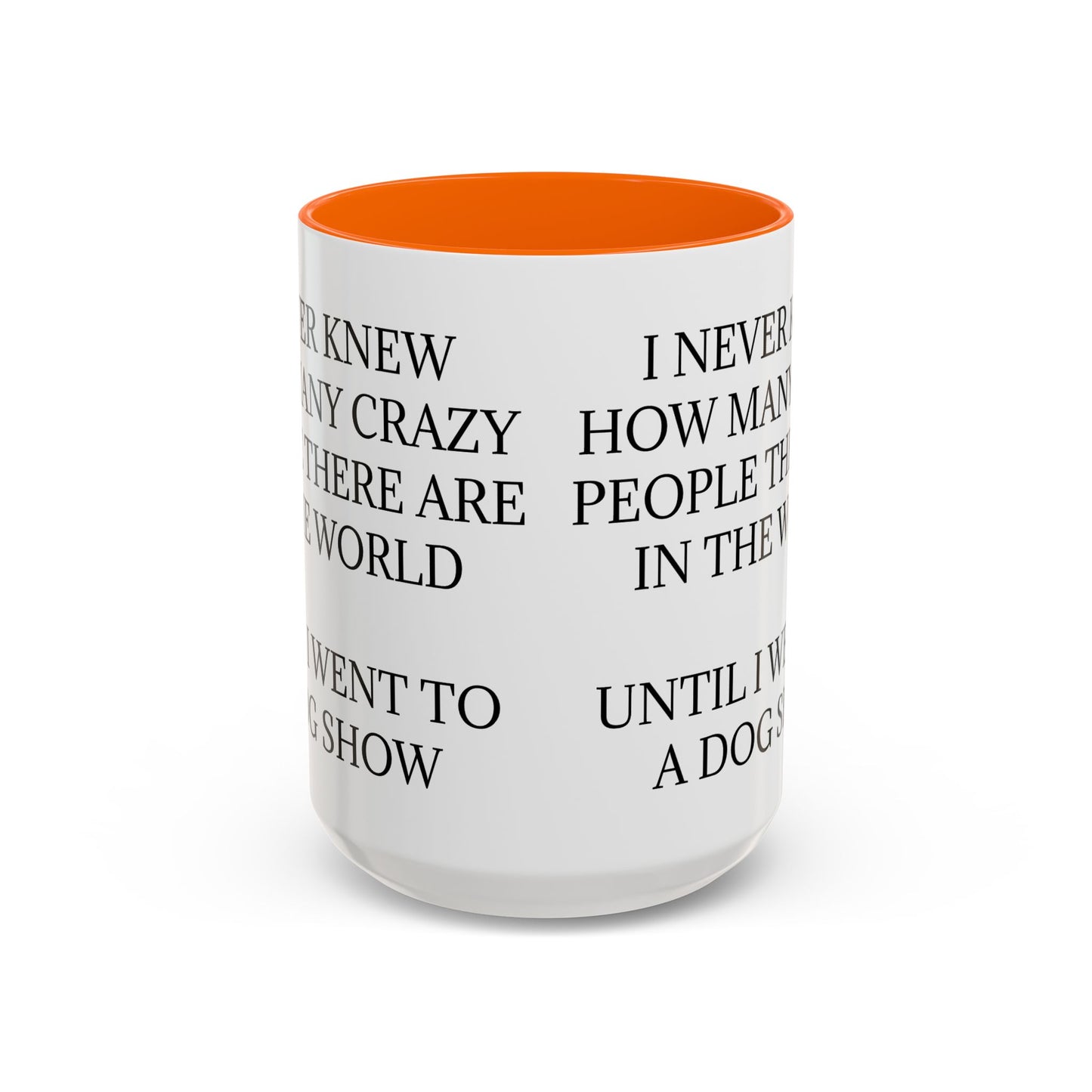 Never Knew 2-Tone Coffee Mug