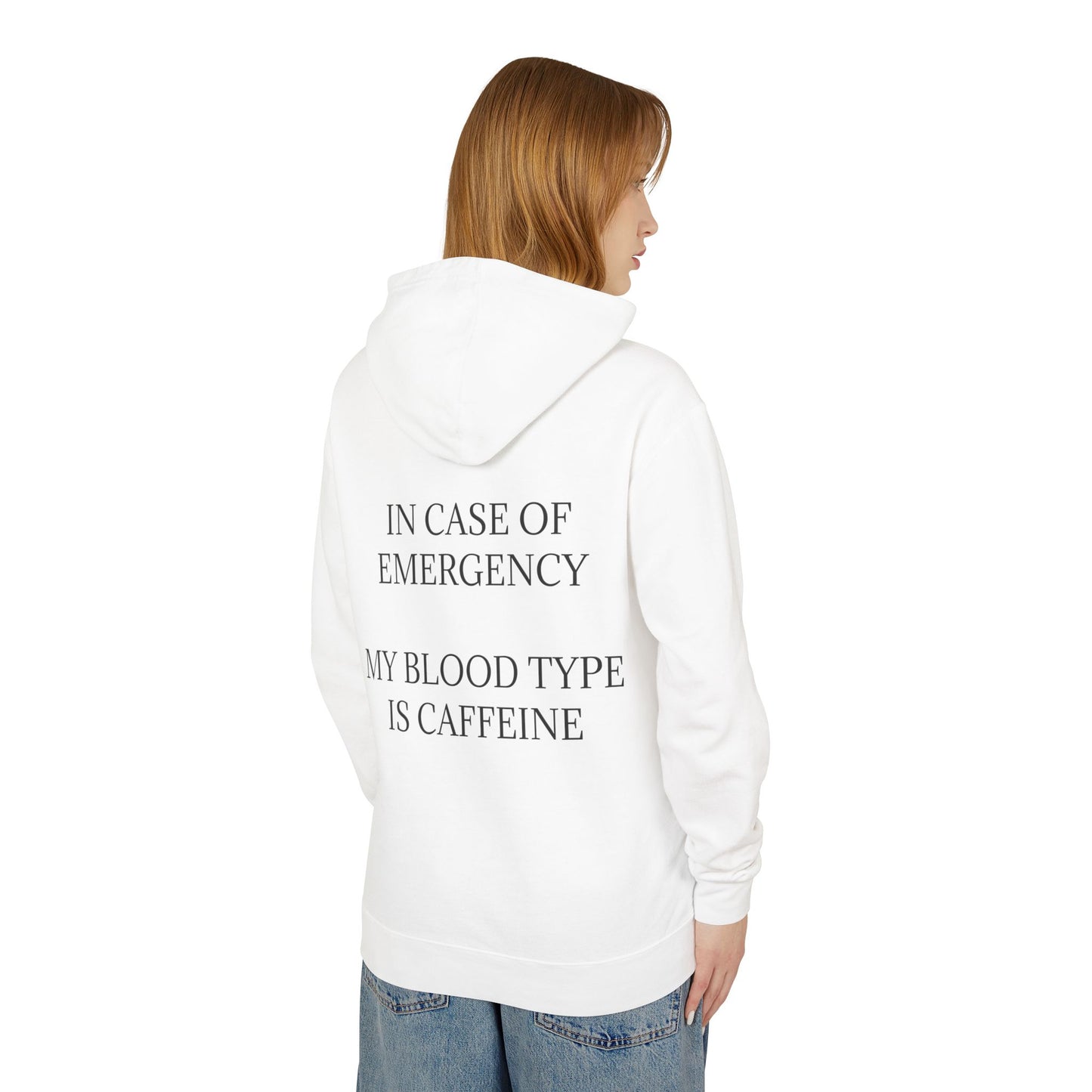 Blood Type Unisex Lightweight Hoodie