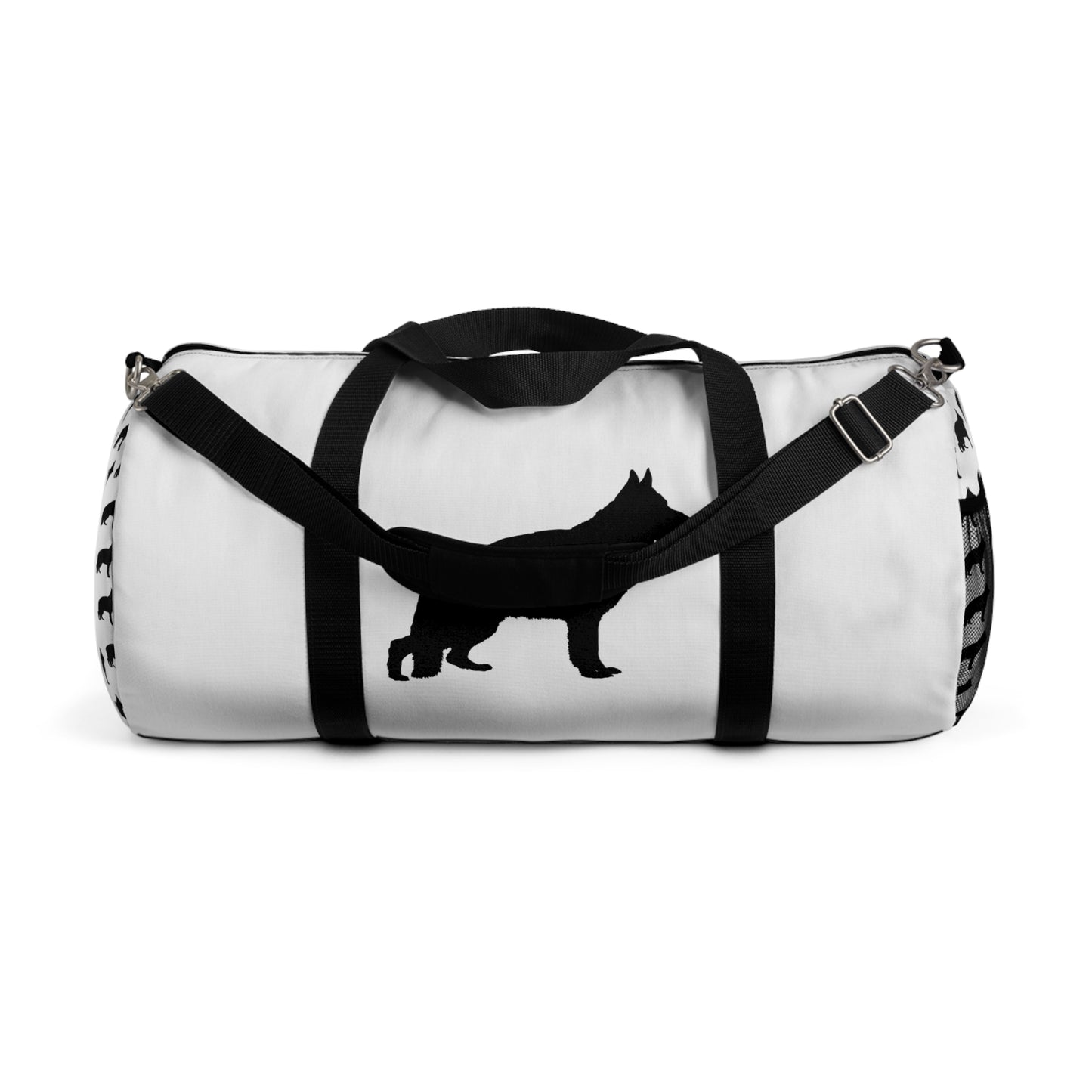 German Shepherd Silhouette Duffel Bag