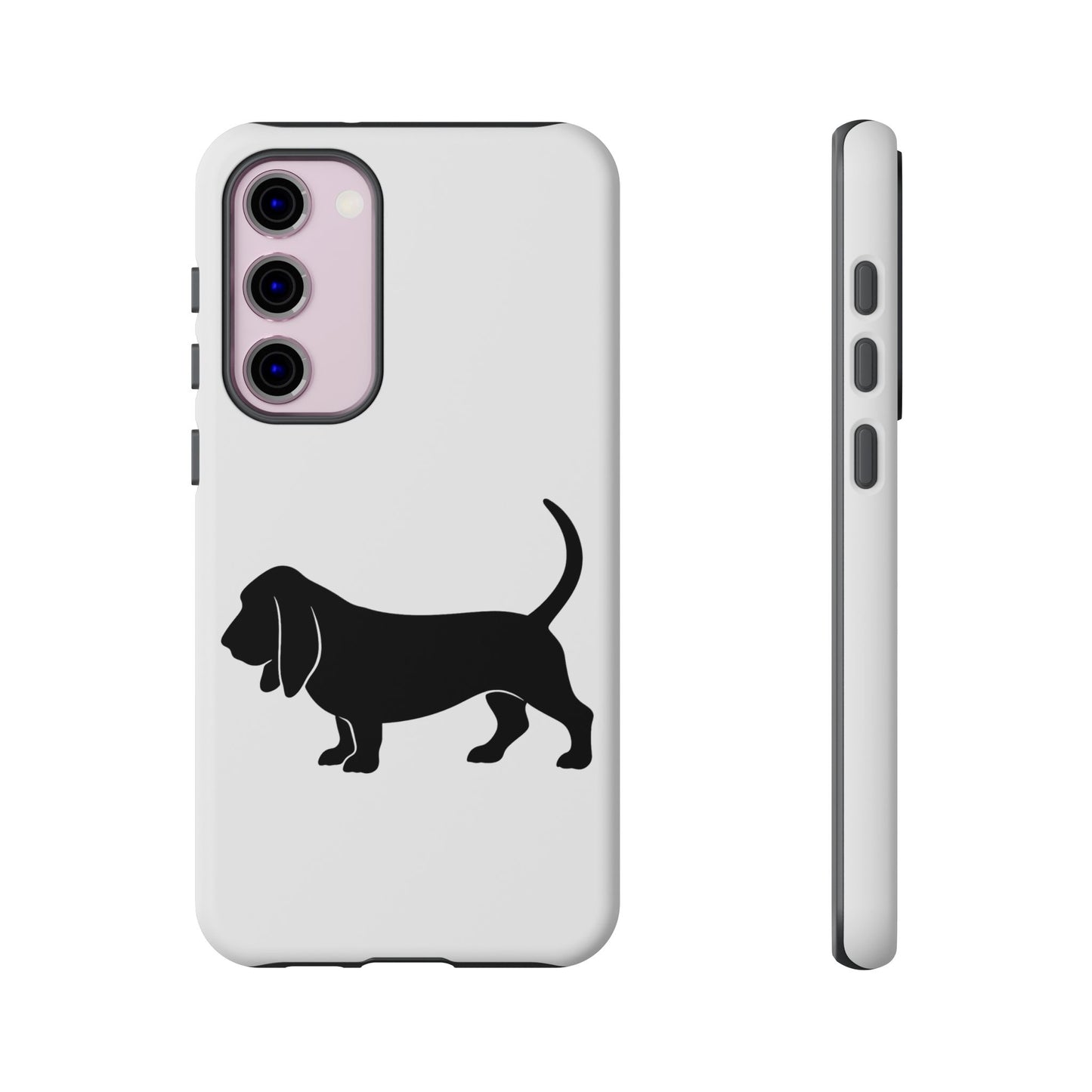 Basset Hound Silhouette Samsung Case