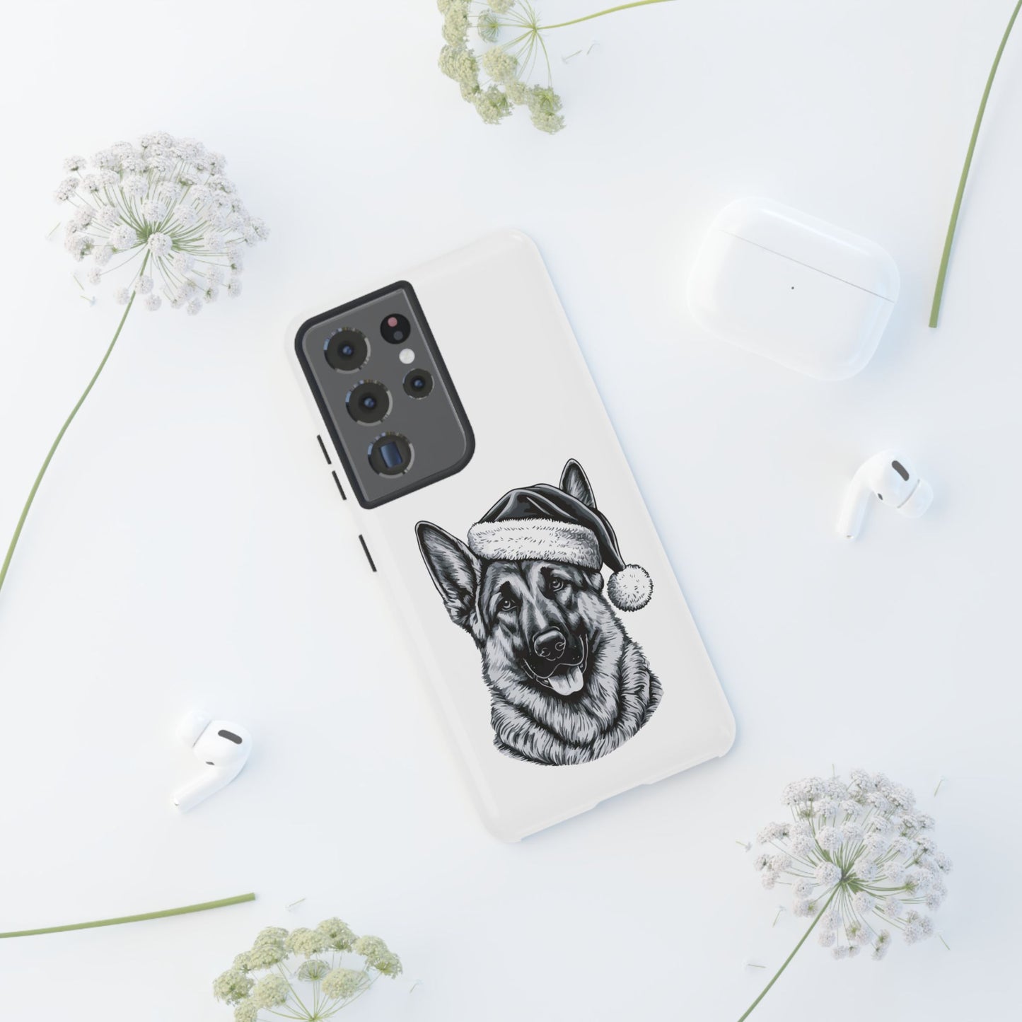 Santa Paws German Shepherd Samsung Case