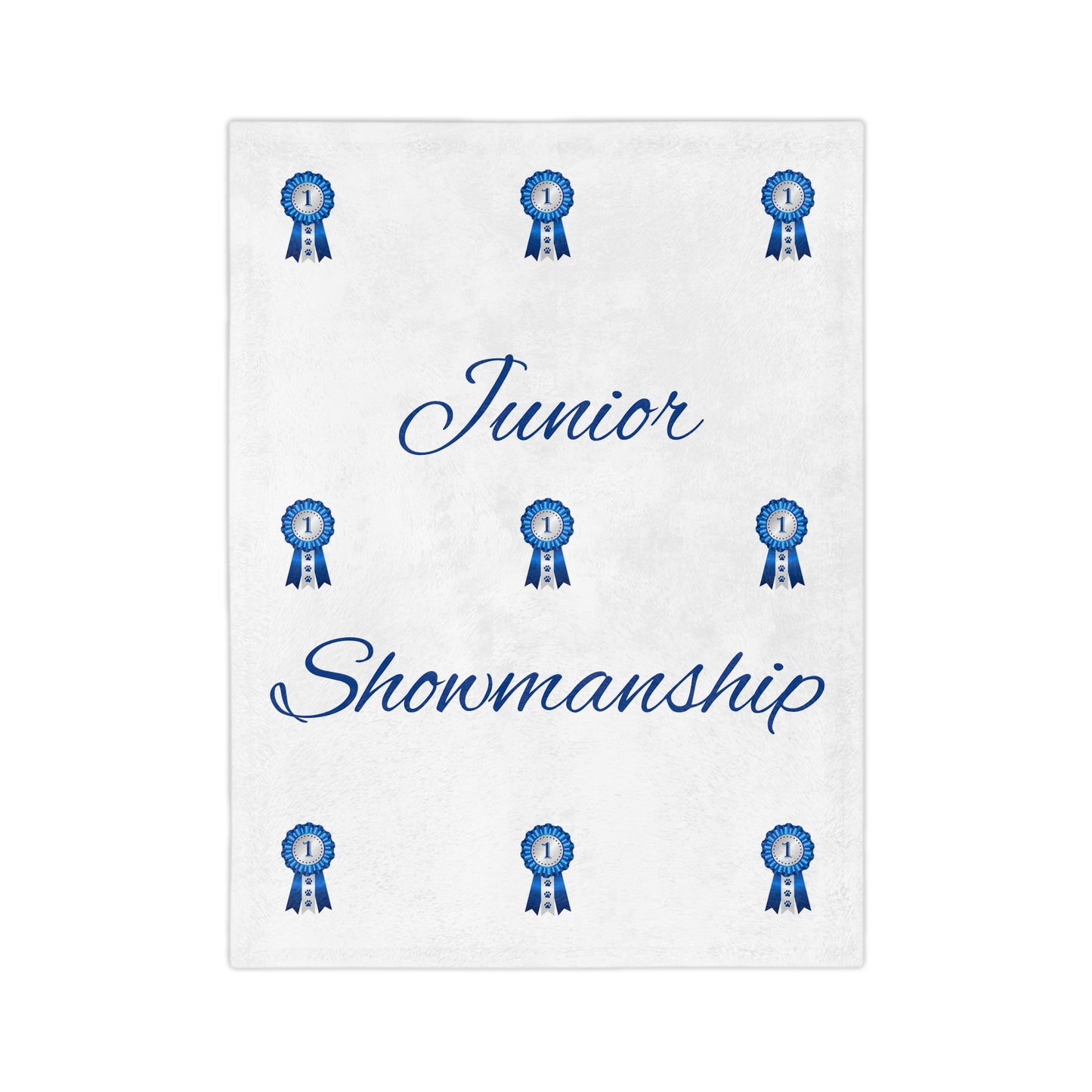Junior Showmanship Velveteen Microfiber Blanket