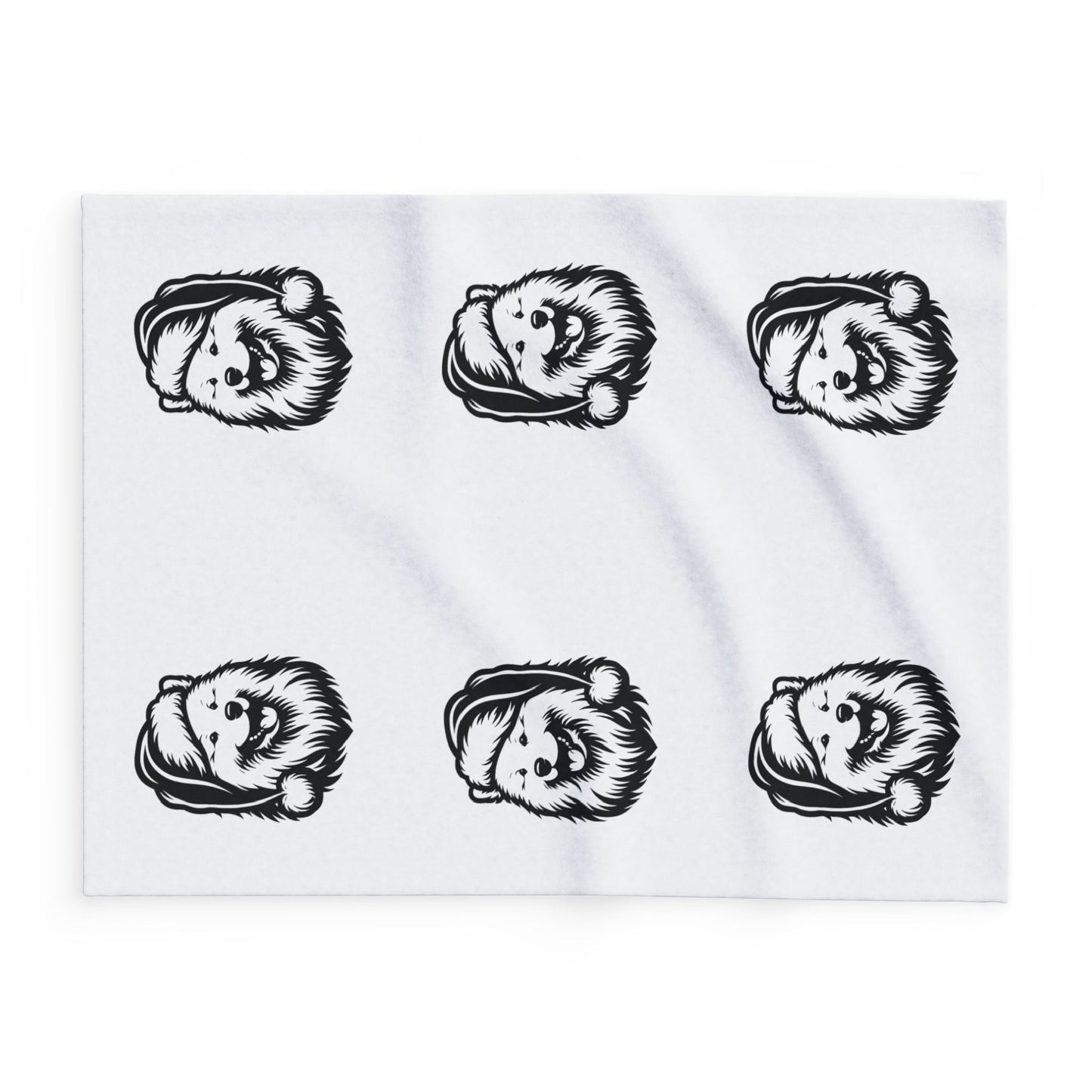 Santa Paws Samoyed Arctic Fleece Blanket
