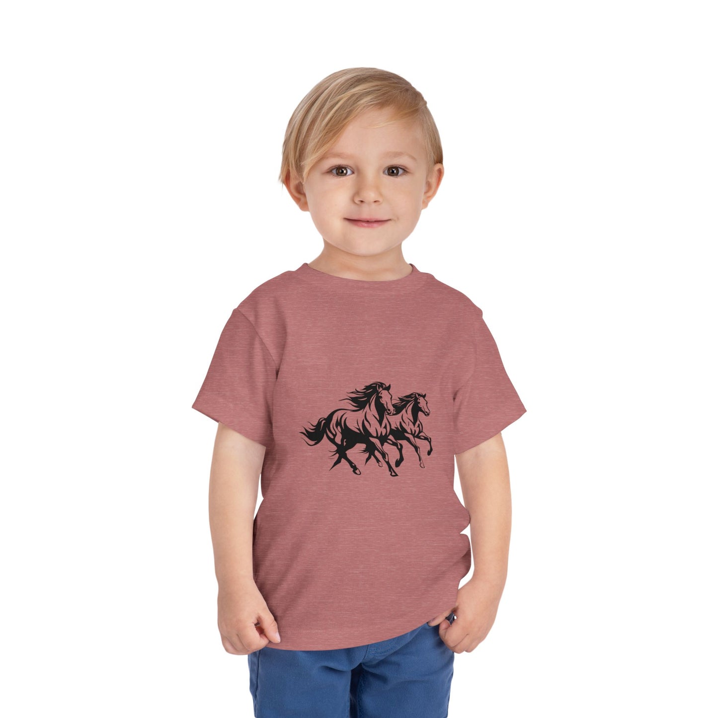 Horsin' Around Toddler Unisex Short Sleeve Crewneck Tee
