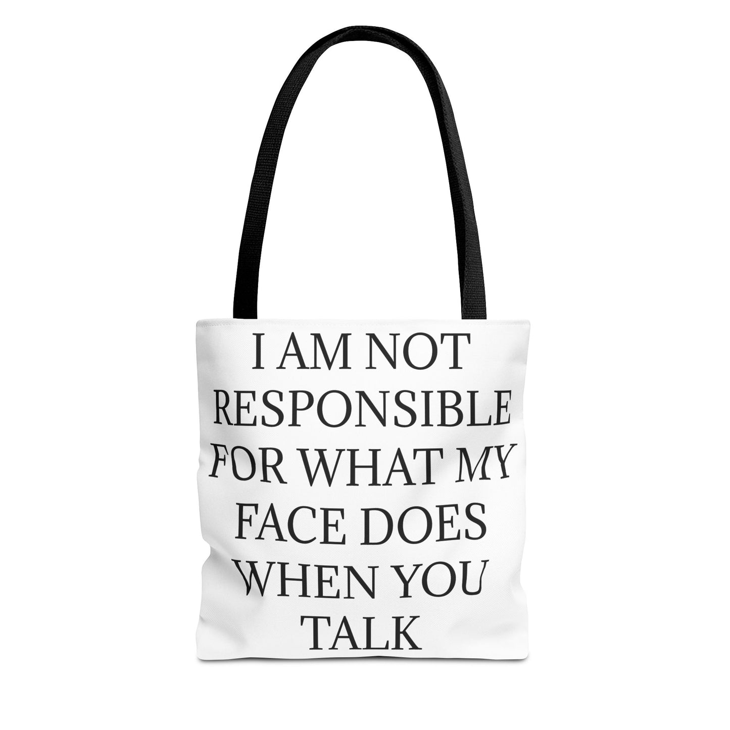 When You Talk Tote Bag