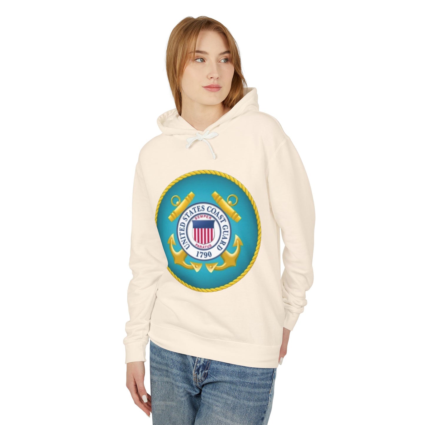 US Coast Guard Unisex Lightweight Hoodie