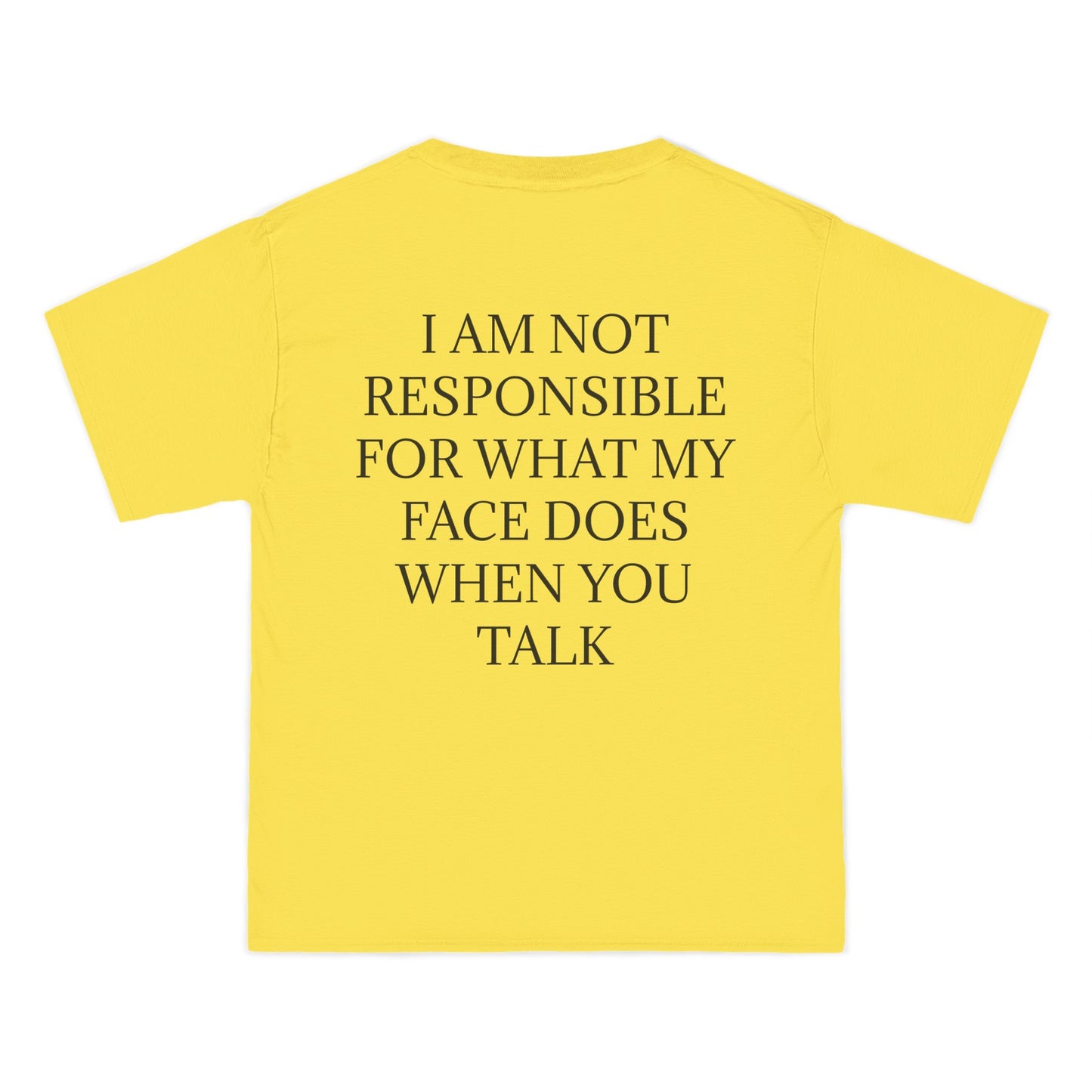 When You Talk Men's Short-Sleeve Crewneck Tee