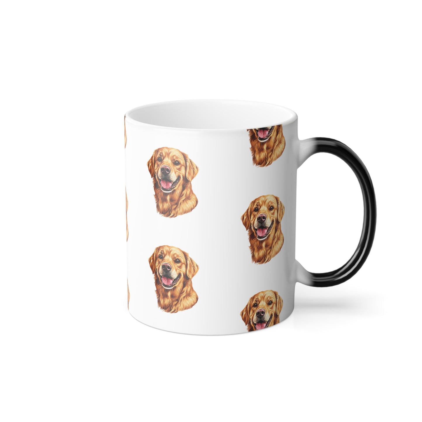 Golden Head Color Changing Mug