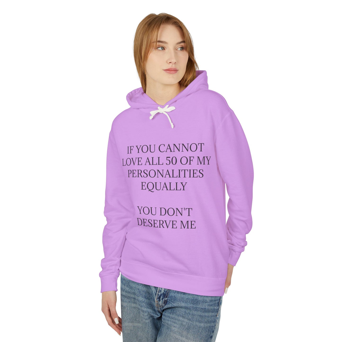 50 Personalities Unisex Lightweight Hoodie